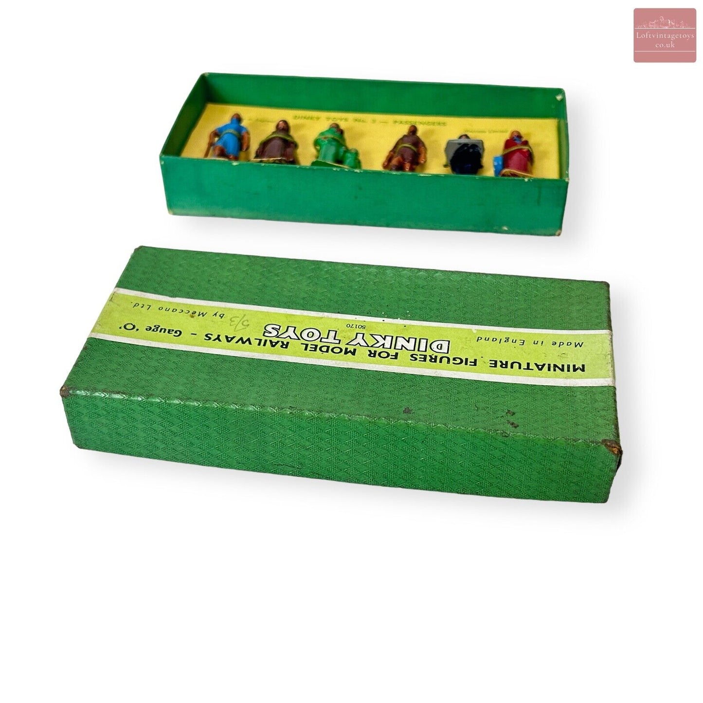 Dinky Toys No. 3 set Passengers (O Gauge) with Original Box
