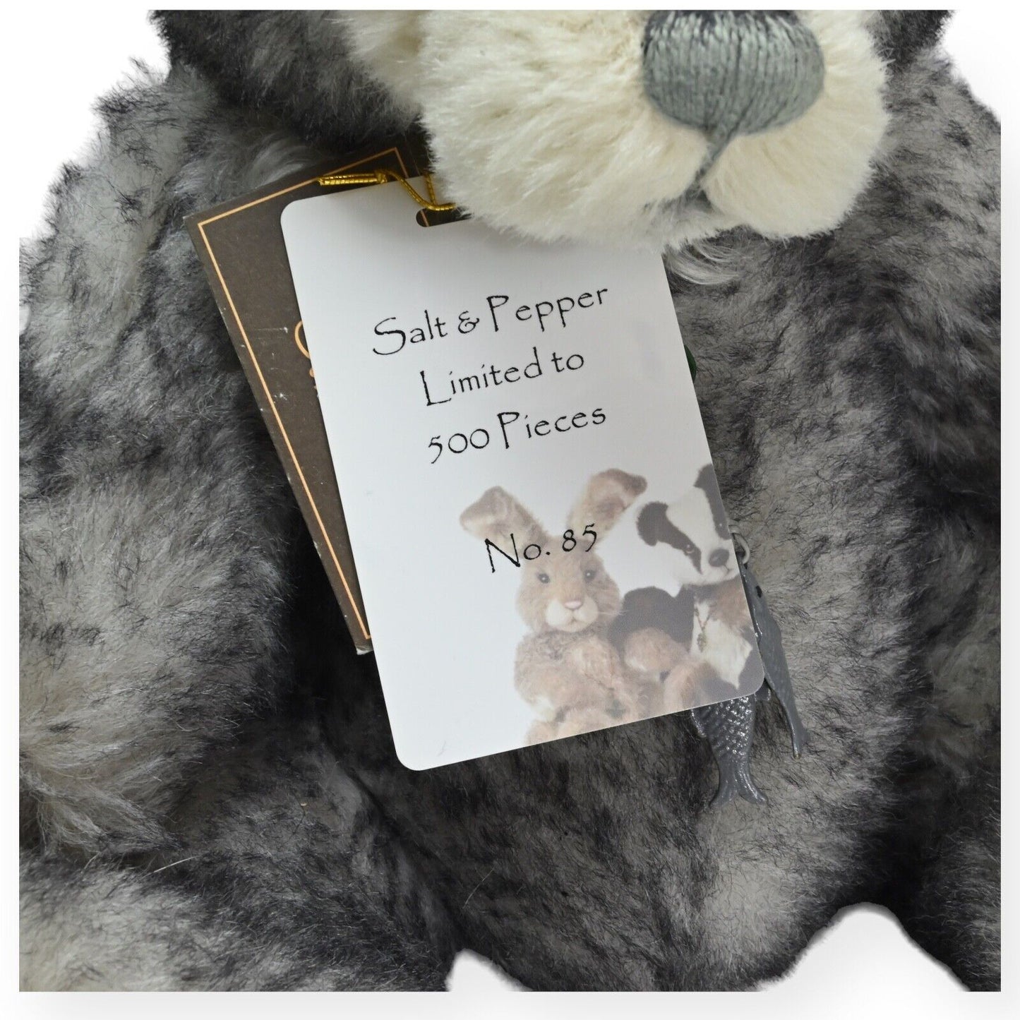 Charlie Bears Isabelle Collection Salt and Pepper Rabbit - SJ 5290/42