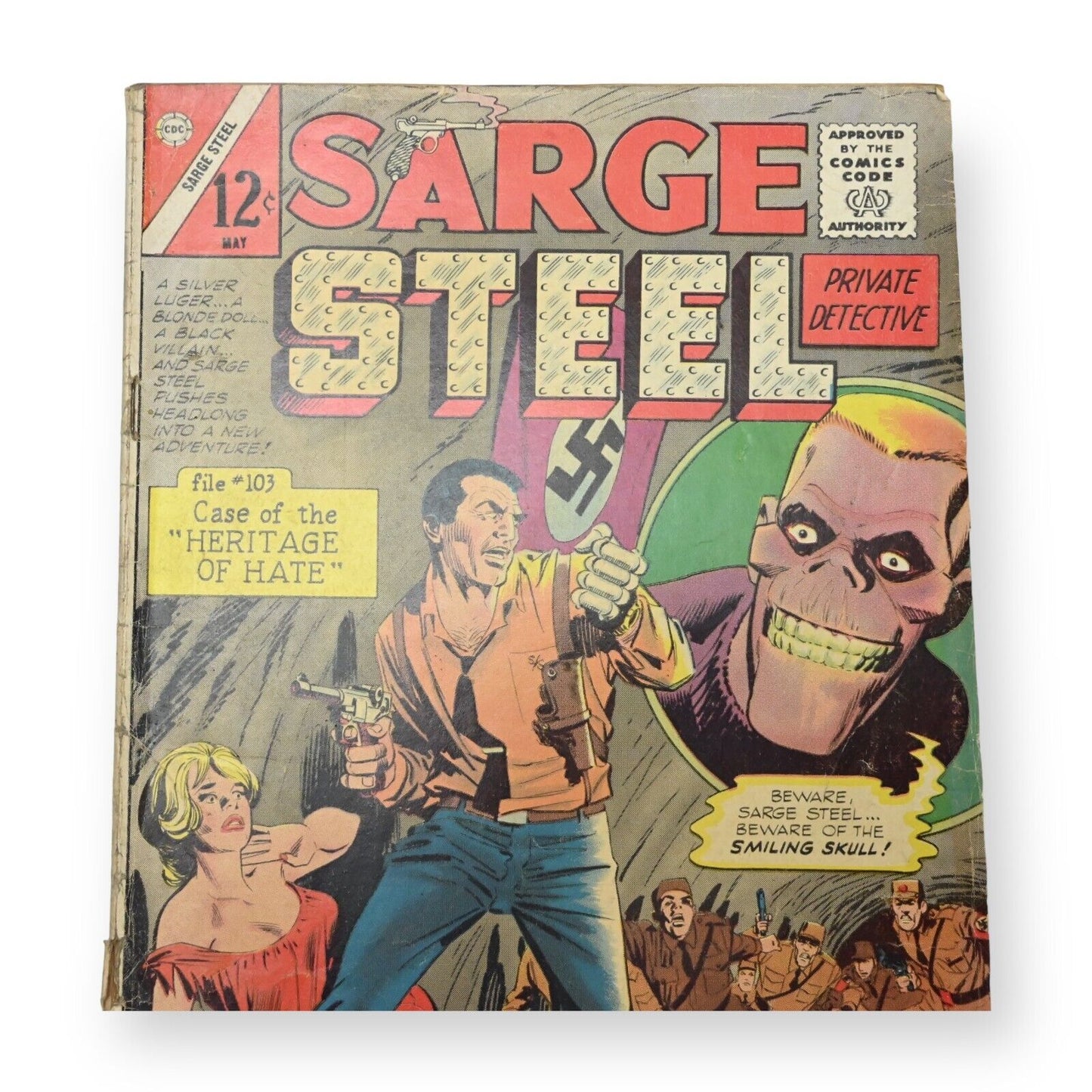 Sarge Steel #3 - 1st Appearance Smiling Skull (2.0- 3.5 Grade) 1965