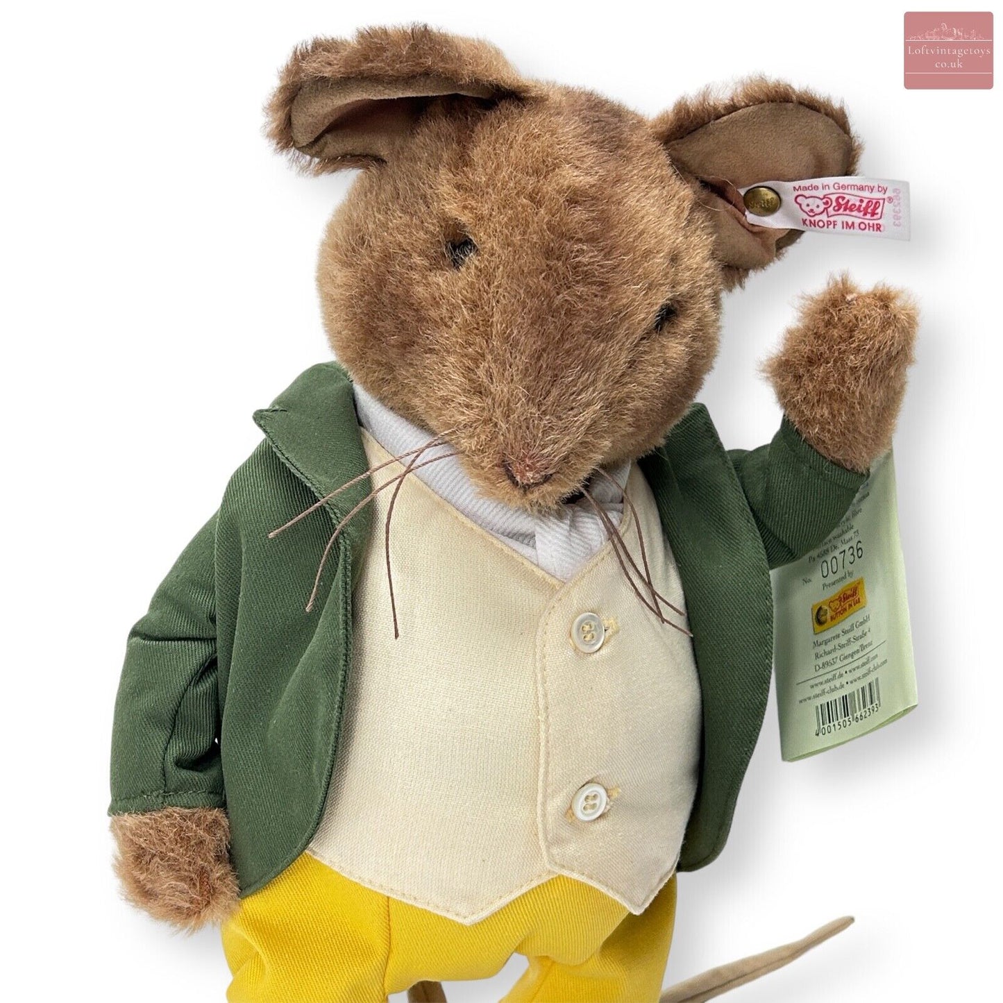 Steiff Beatrix Potter Samuel Whiskers - 662393 / Limited Edition of 1500
