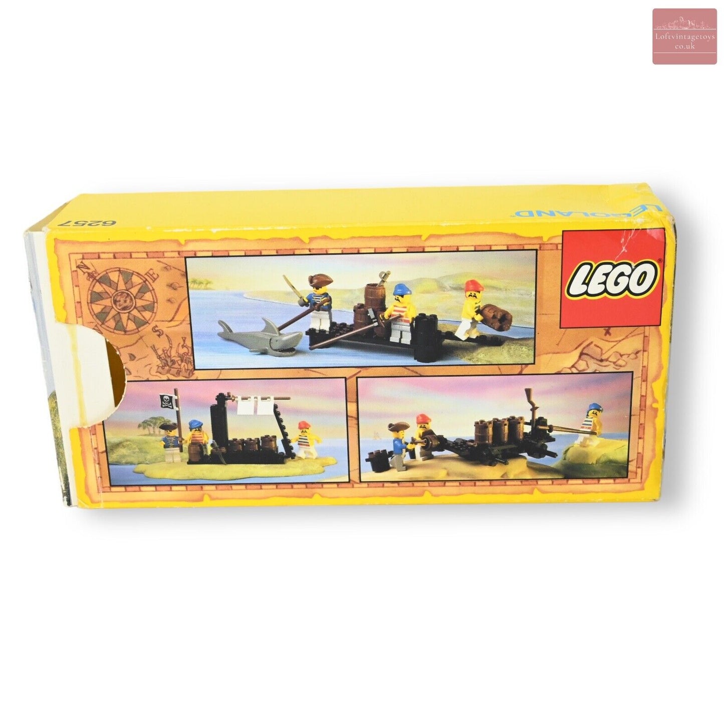 Lego Pirates Castaway's Raft - 6257 Complete