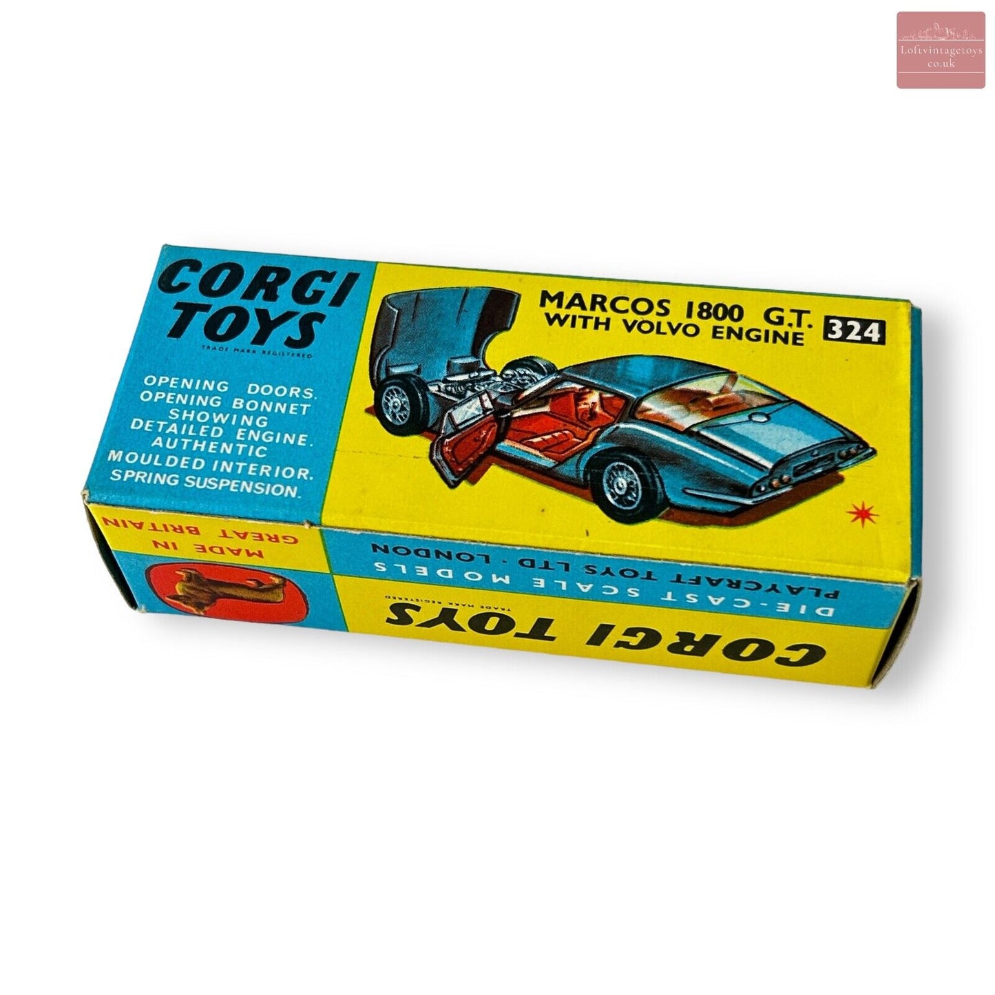 Corgi No 324 Marcos 1800 Gt With Volvo Engine