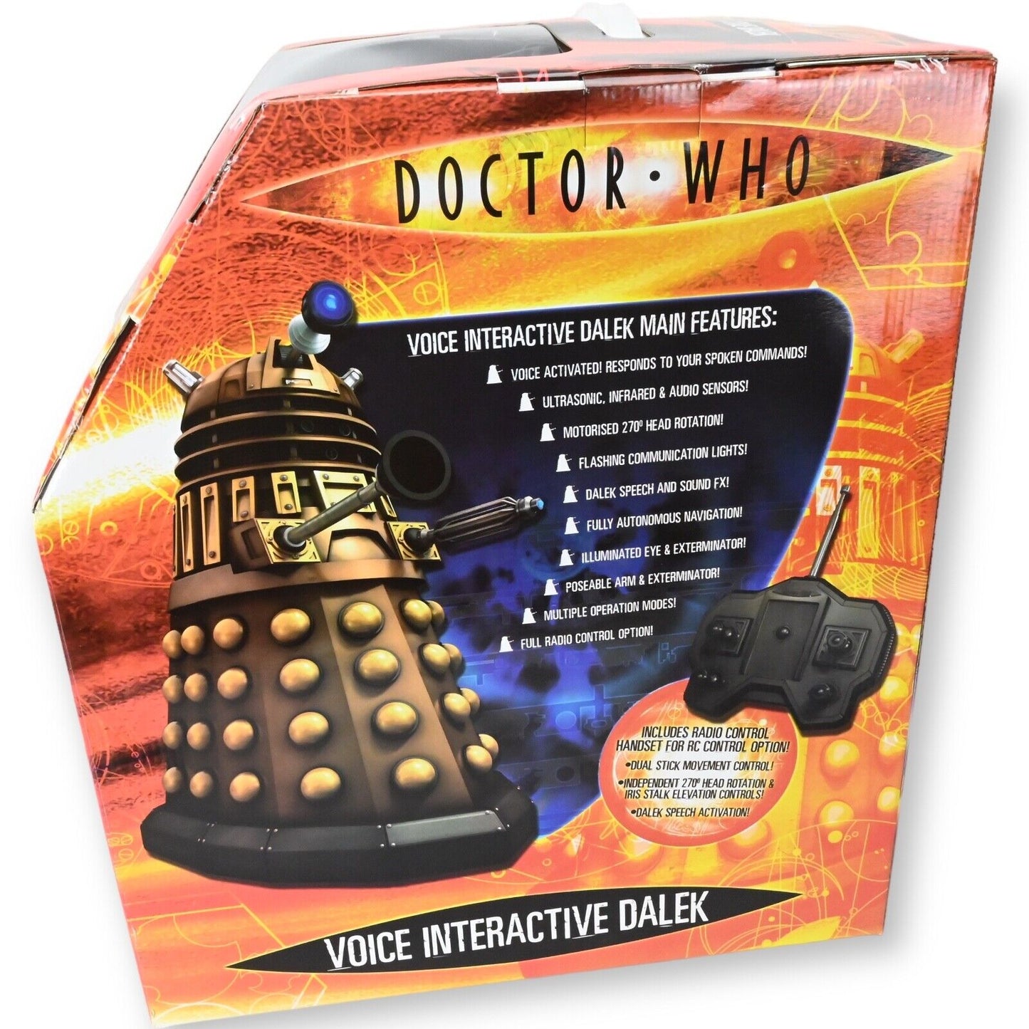 Doctor Who 18" Dalek Voice Interactive Fernbedienung - Neu und versiegelt
