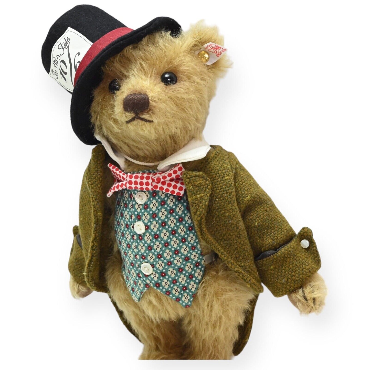 Steiff The Mad Hatter Teddy Bear -- 034497 Limited Edition
