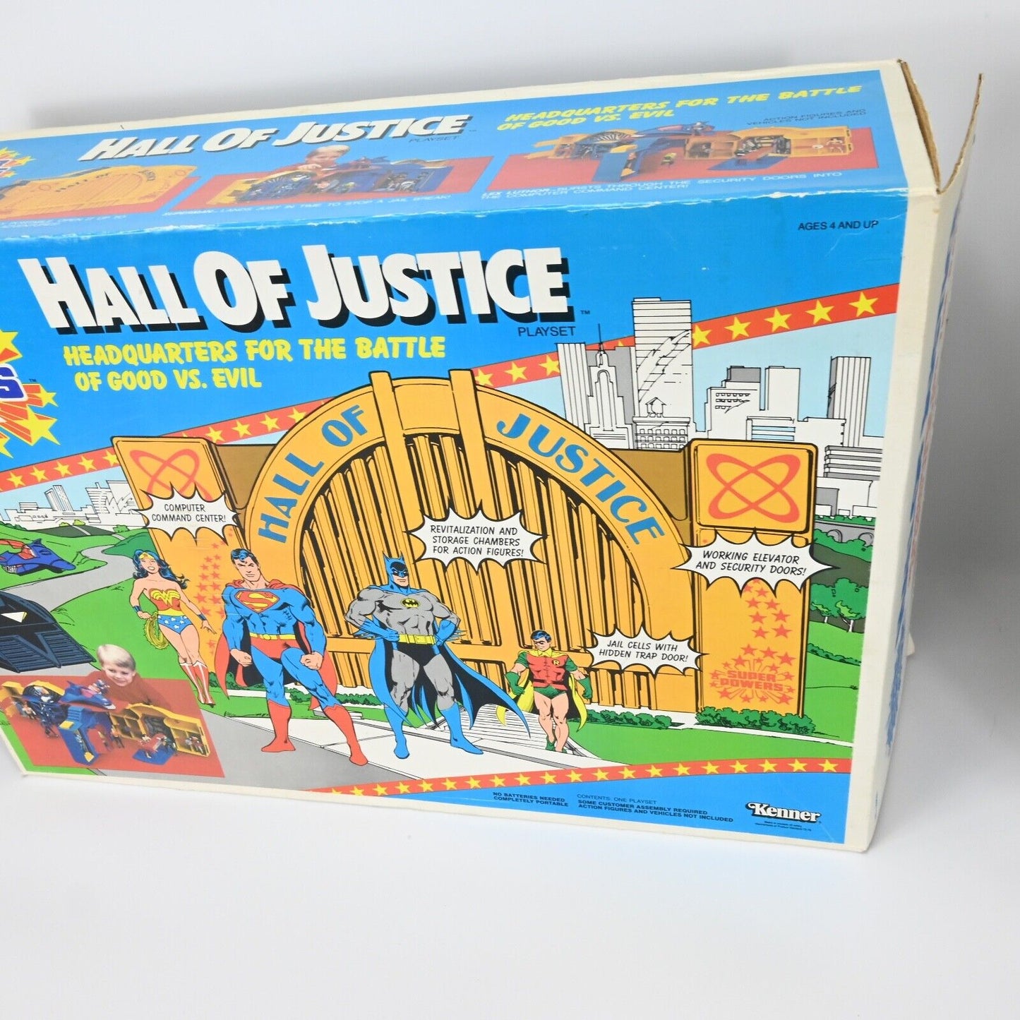 Kenner Super Powers 1984 Hall Of Justice Playset