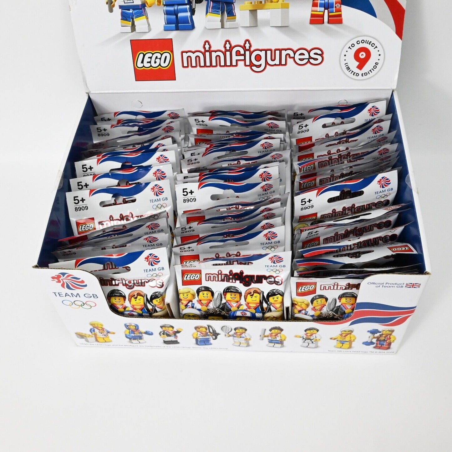 Lego 8909 Team Gb 2012 Olympic Minifigures Complete * 60 bags