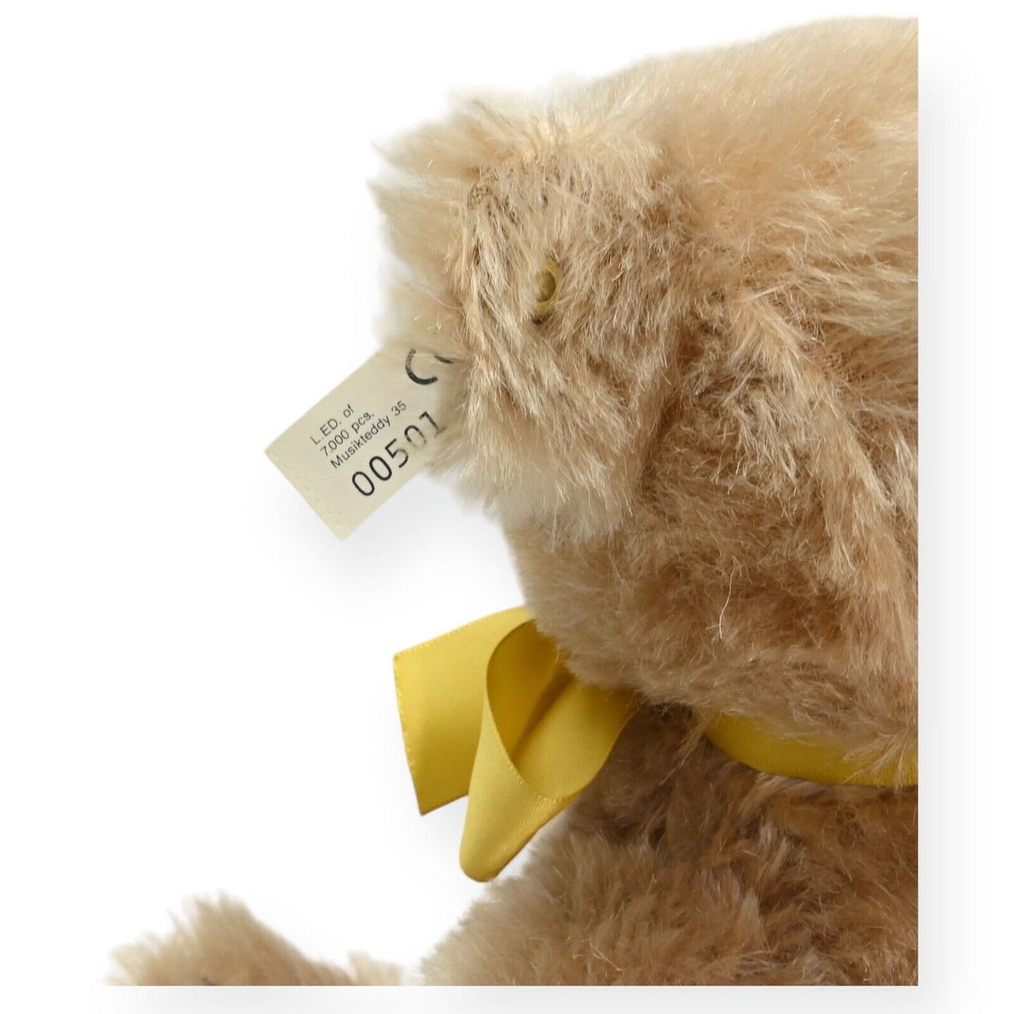 Steiff Music Teddy Replica 1951 Ltd Ed White Tag - 408458