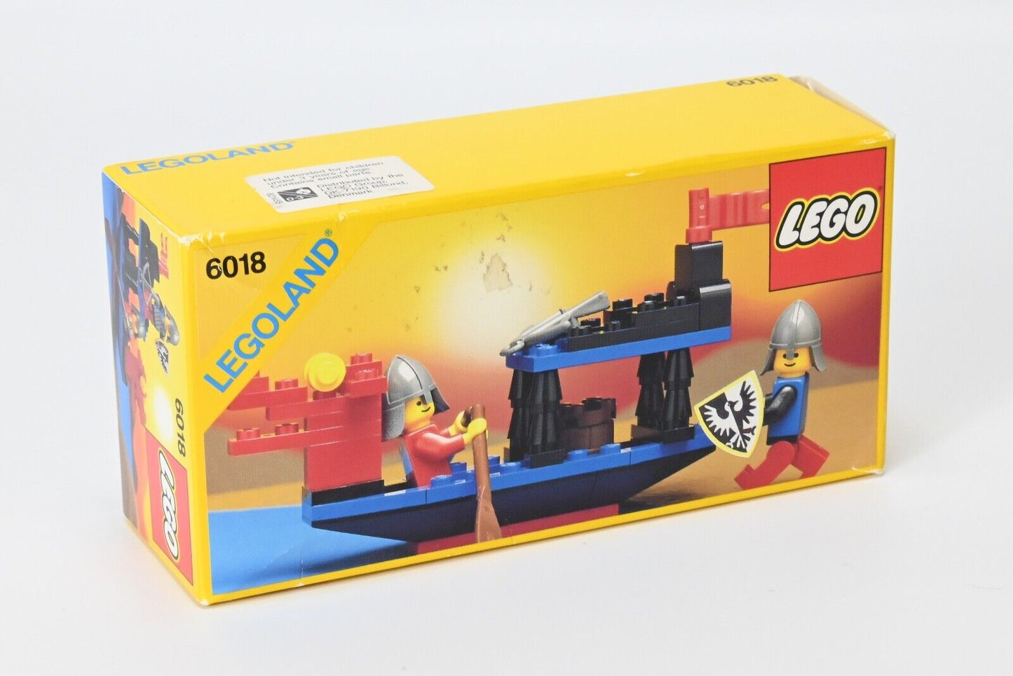 6018 LEGO Black Knights Battle Dragon with Box/Instructions