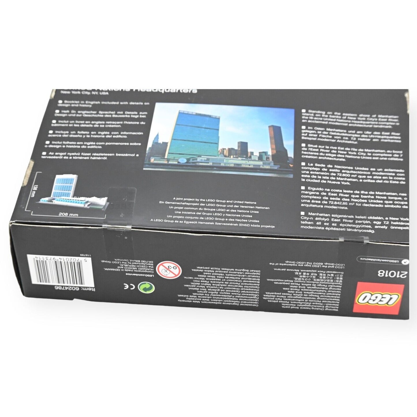 Lego Architecture 21018 United Nations Headquarters - New & Sealed