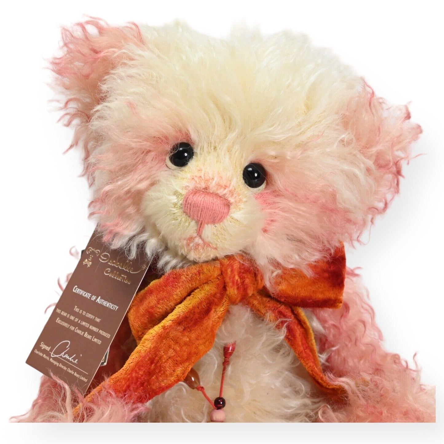 Charlie Bears Strawberry Cheesecake Teddy Bear - SJ 4768A