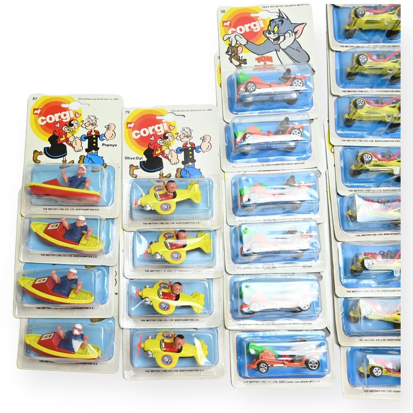 Corgi USA issue Cartoon Stars Shop Counter Display Trade Box * 38 items inside