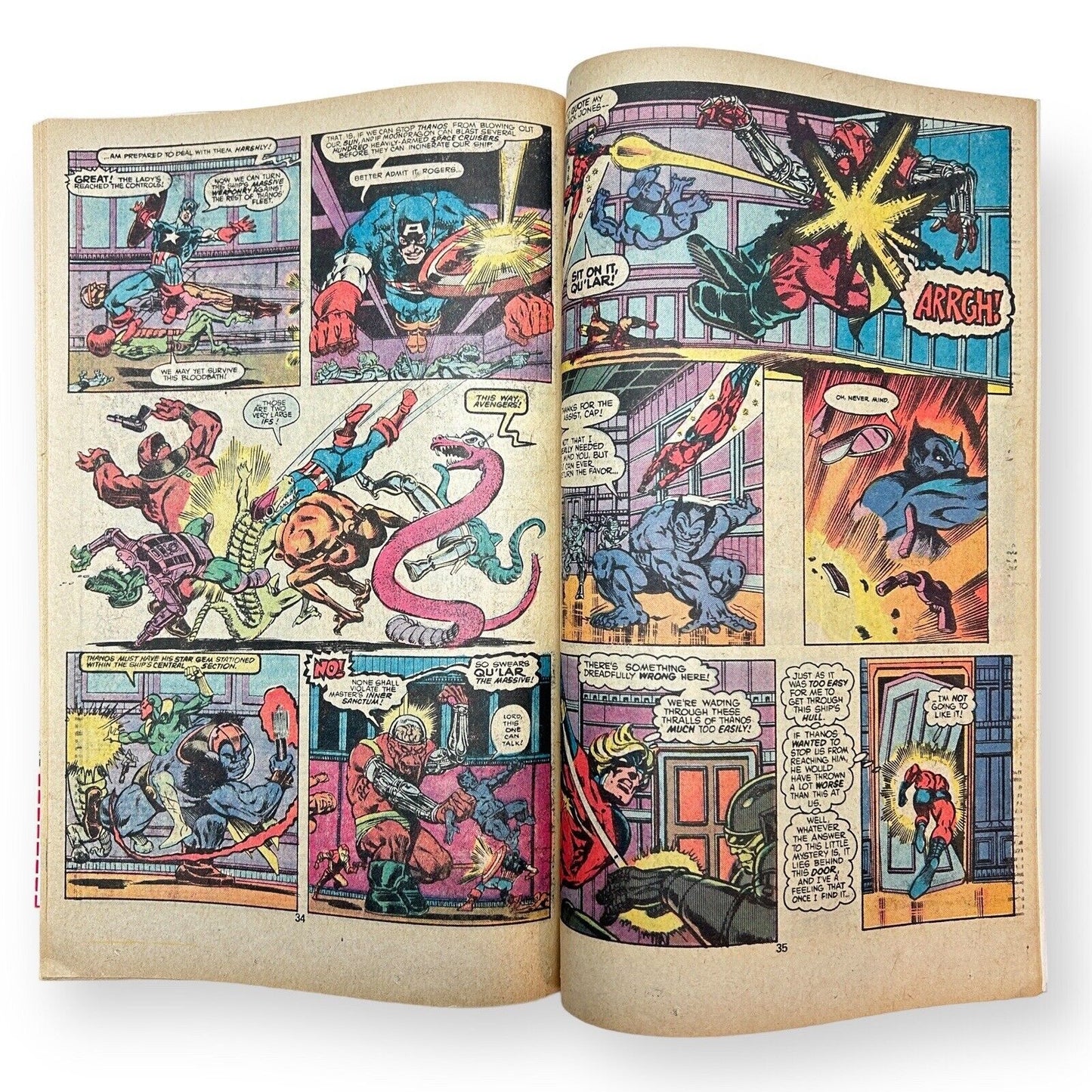 Avengers Annual #7 Marvel 1977 – 60 Cents / 🔑 Comic (Note 7,0–8,0)