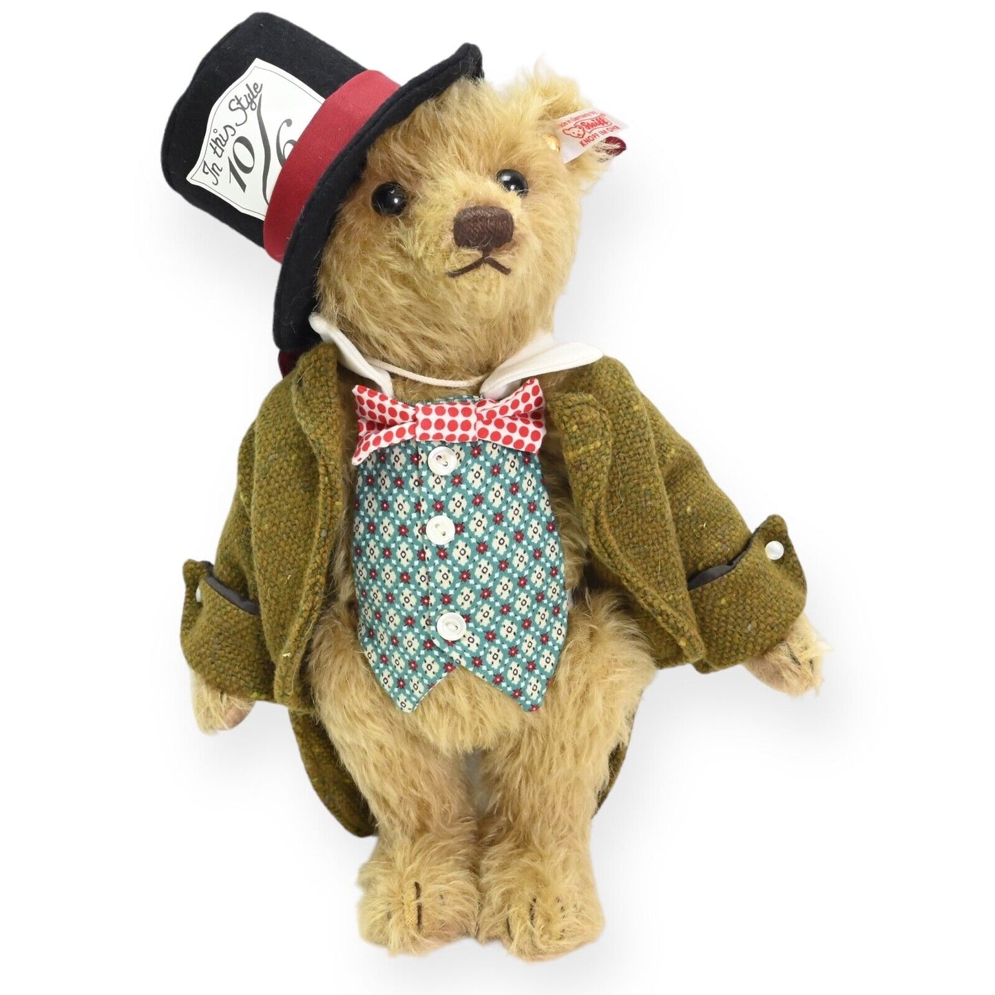 Steiff The Mad Hatter Teddy Bear -- 034497 Limited Edition