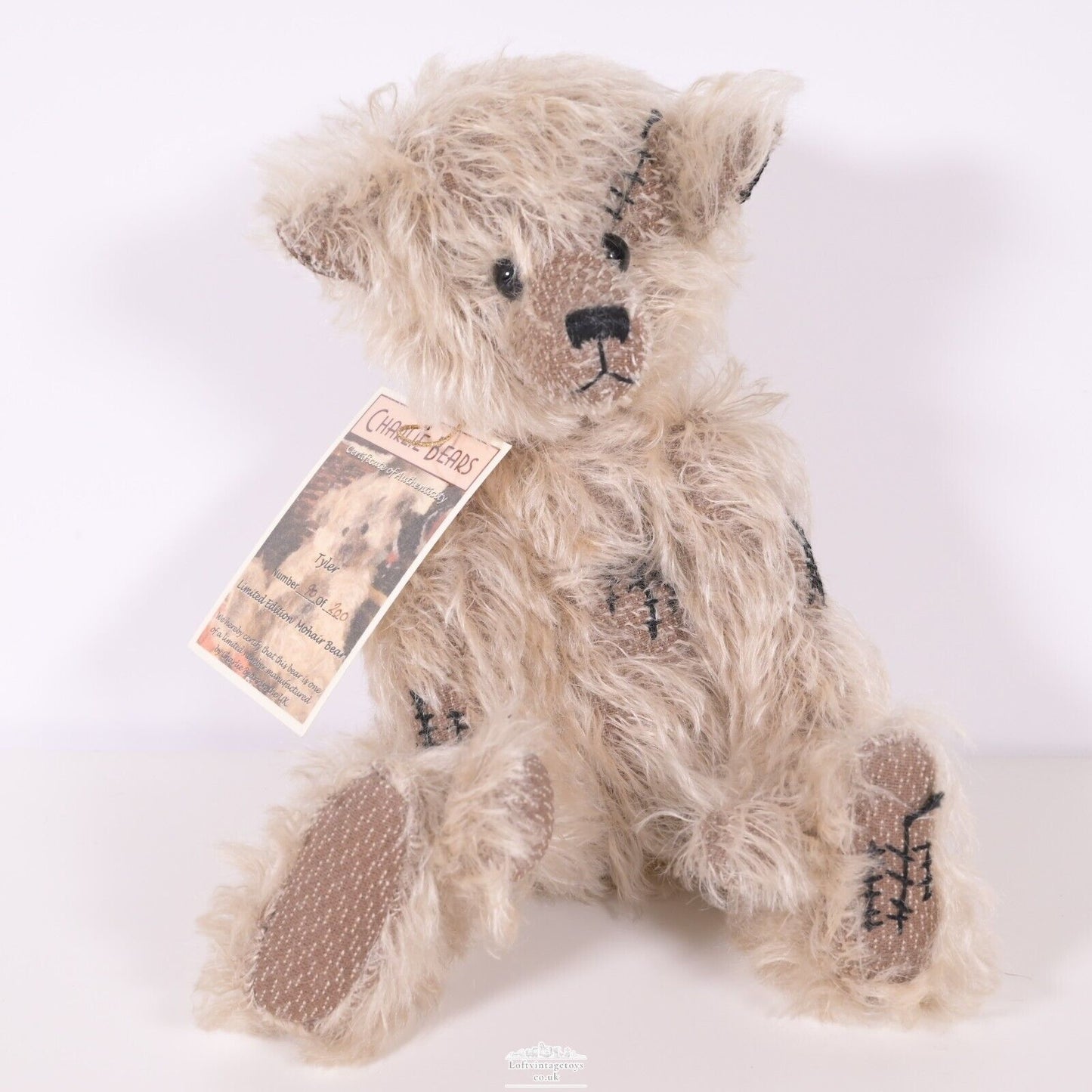 Charlie Bear Tyler Mohair Limited Edition of Only 200 RARE CBM16010