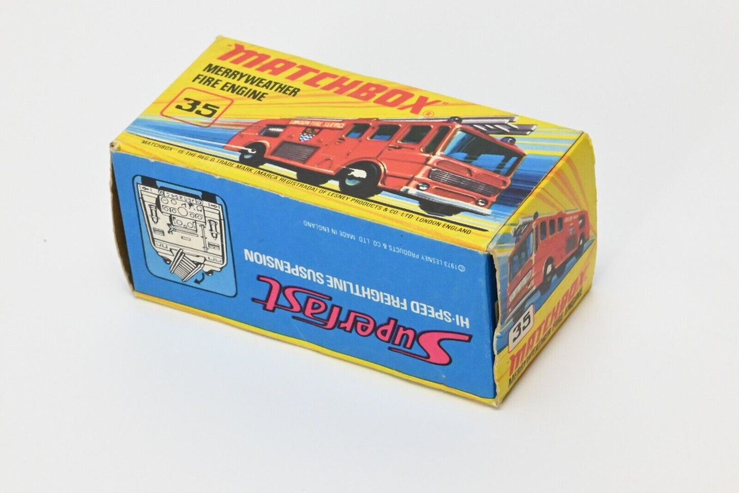 Matchbox Superfast No.35 Merryweather Fire Engine