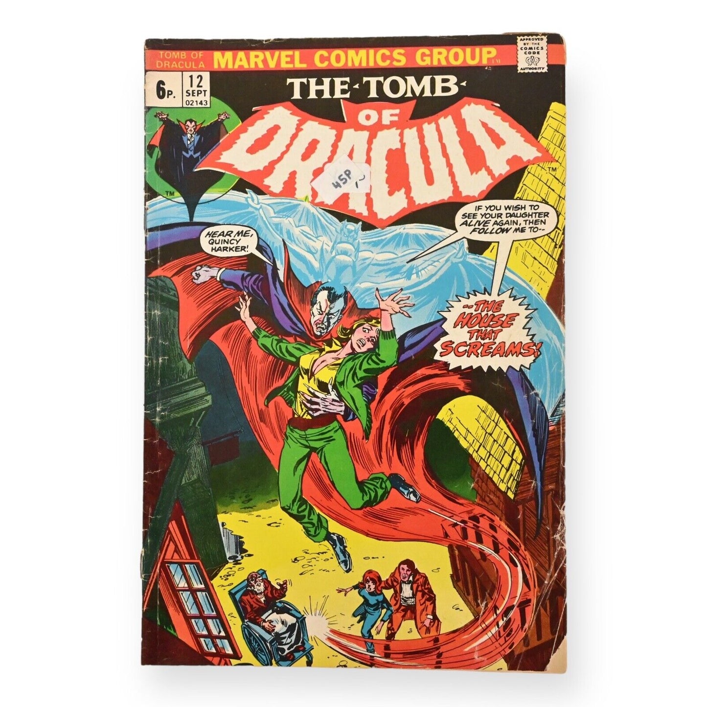 Tomb of Dracula #12 - 2nd app Blade - Marvel 1973