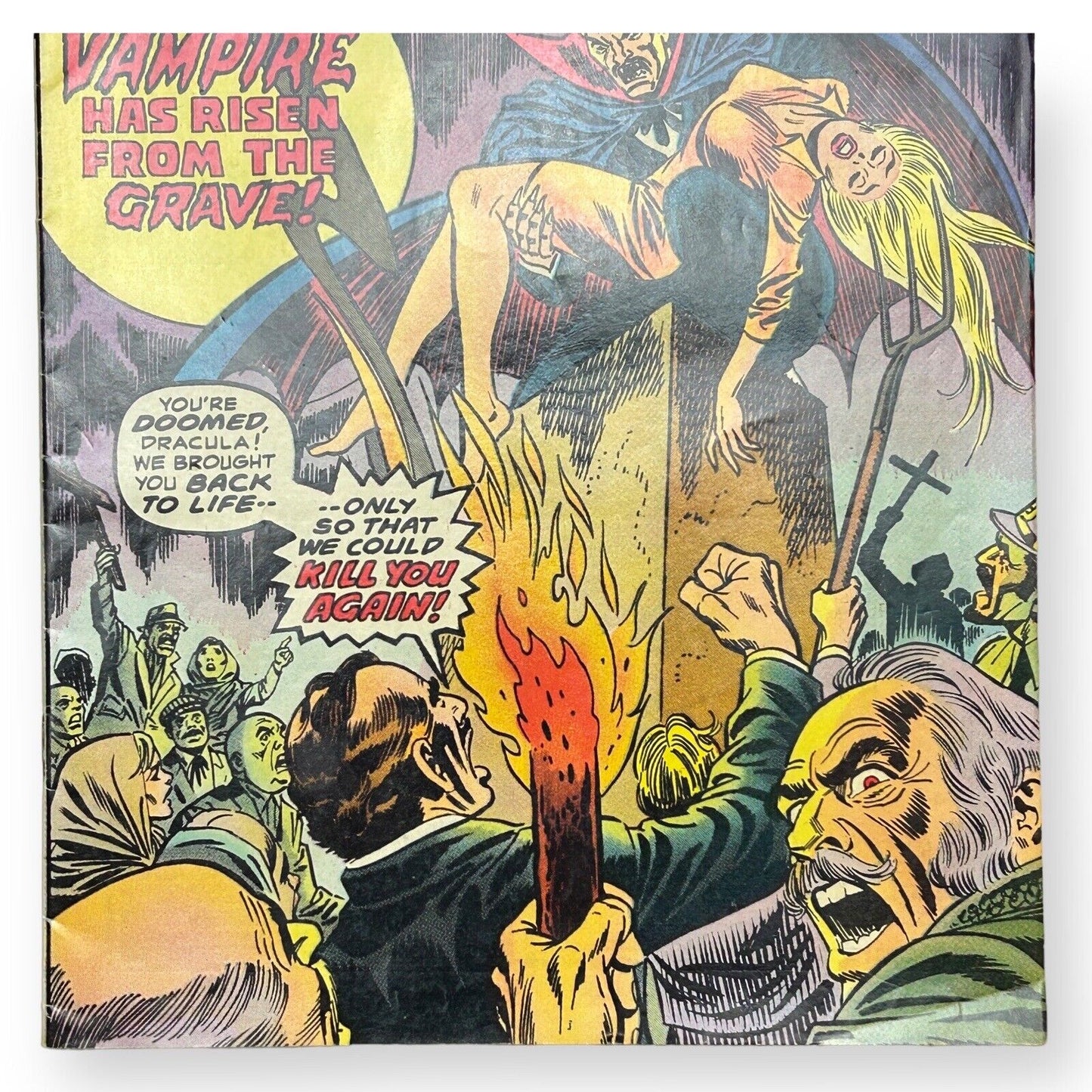 Das Grabmal von Dracula Nr. 14, Marvel-Comic 1973 – 6 S. (Note 5,0–6,5)