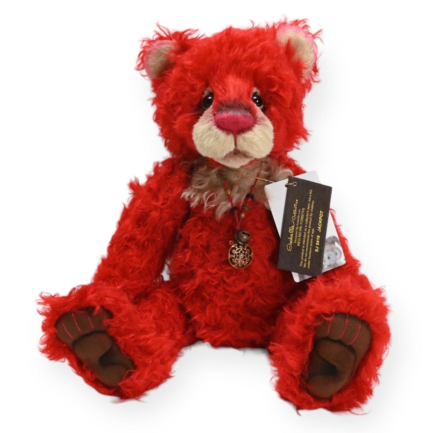 Charlie Bears Jackpot Isabelle Collection Teddy Bear - SJ 5416