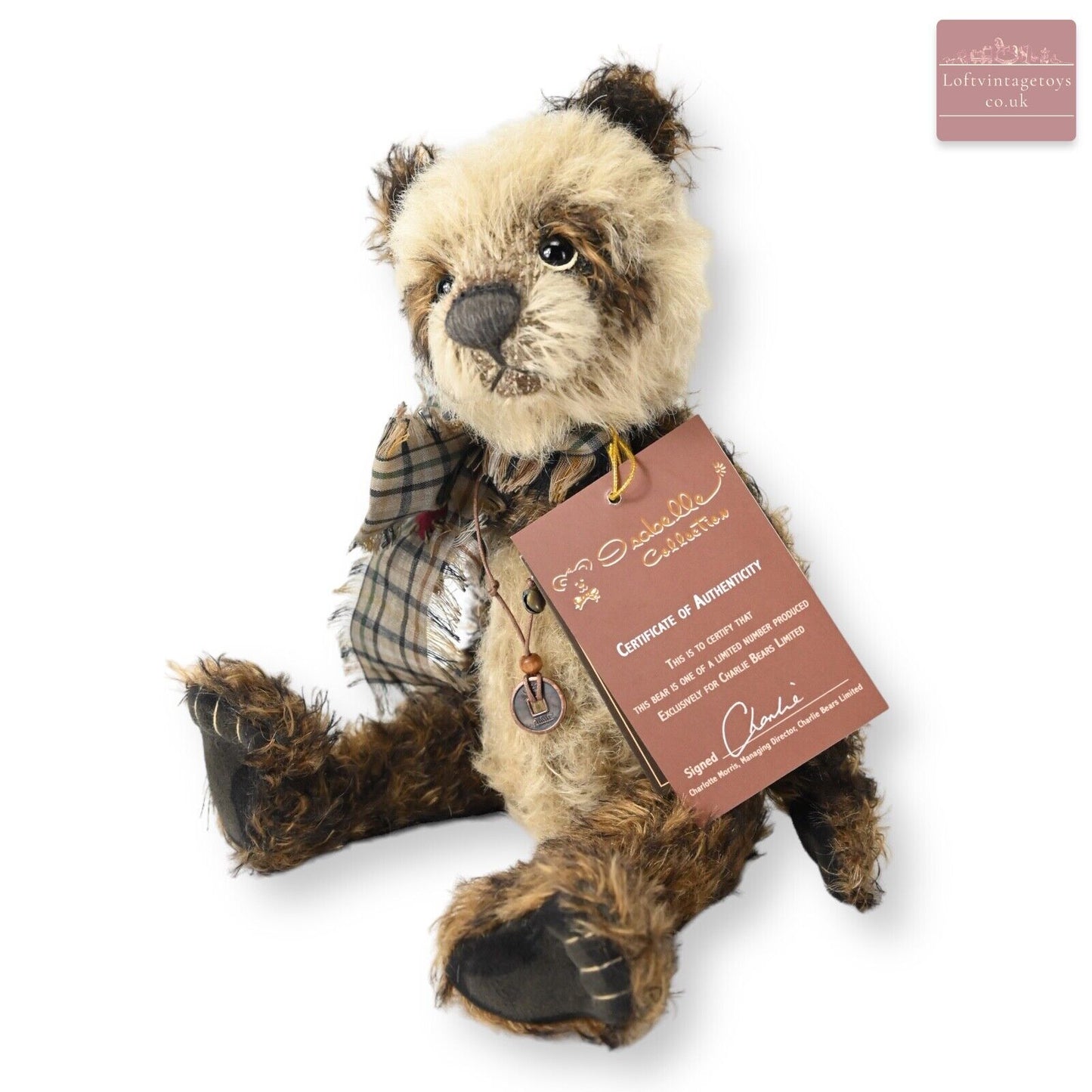 Charlie Bears Burdock Panda Bear - SJ 4541 Limited Ed of 400