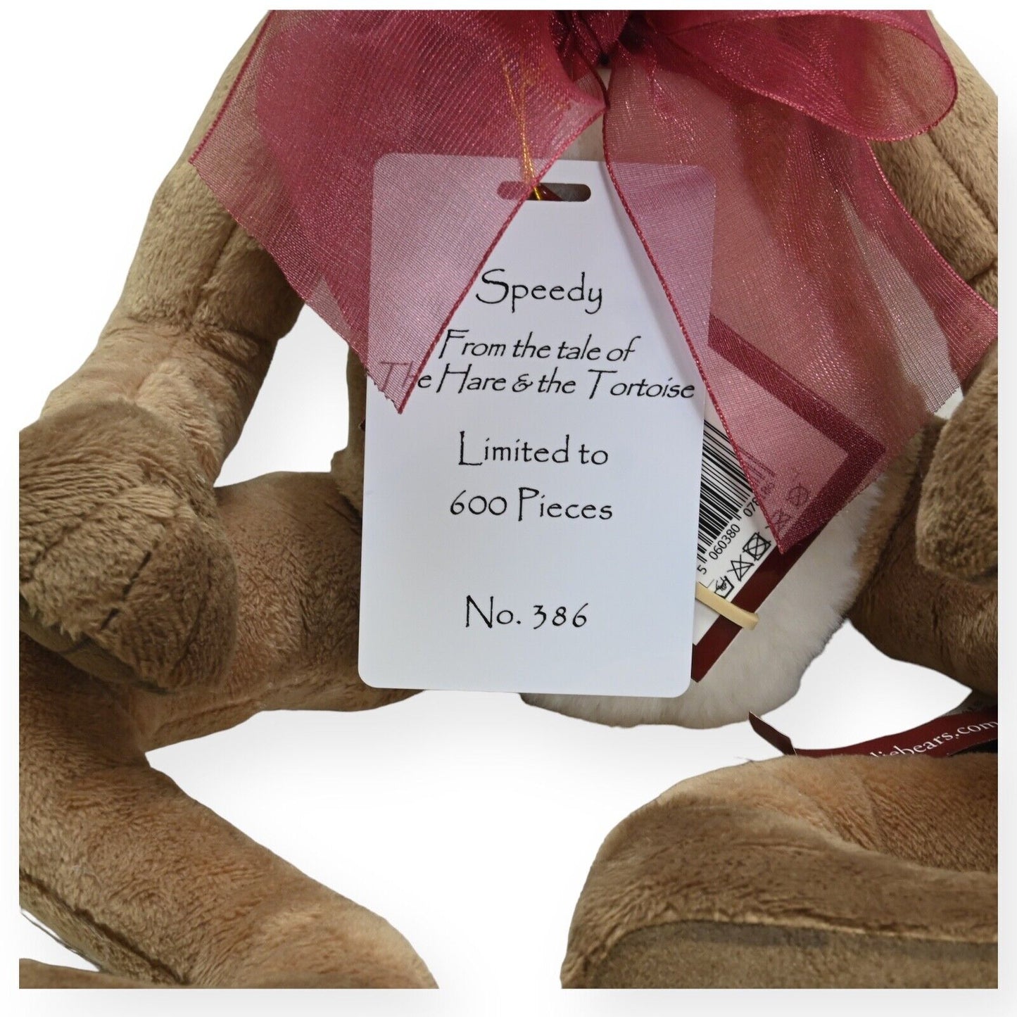 Charlie Bears Pair From The Tale Of The Hare And Tortoise - CB 195210/CB 195206