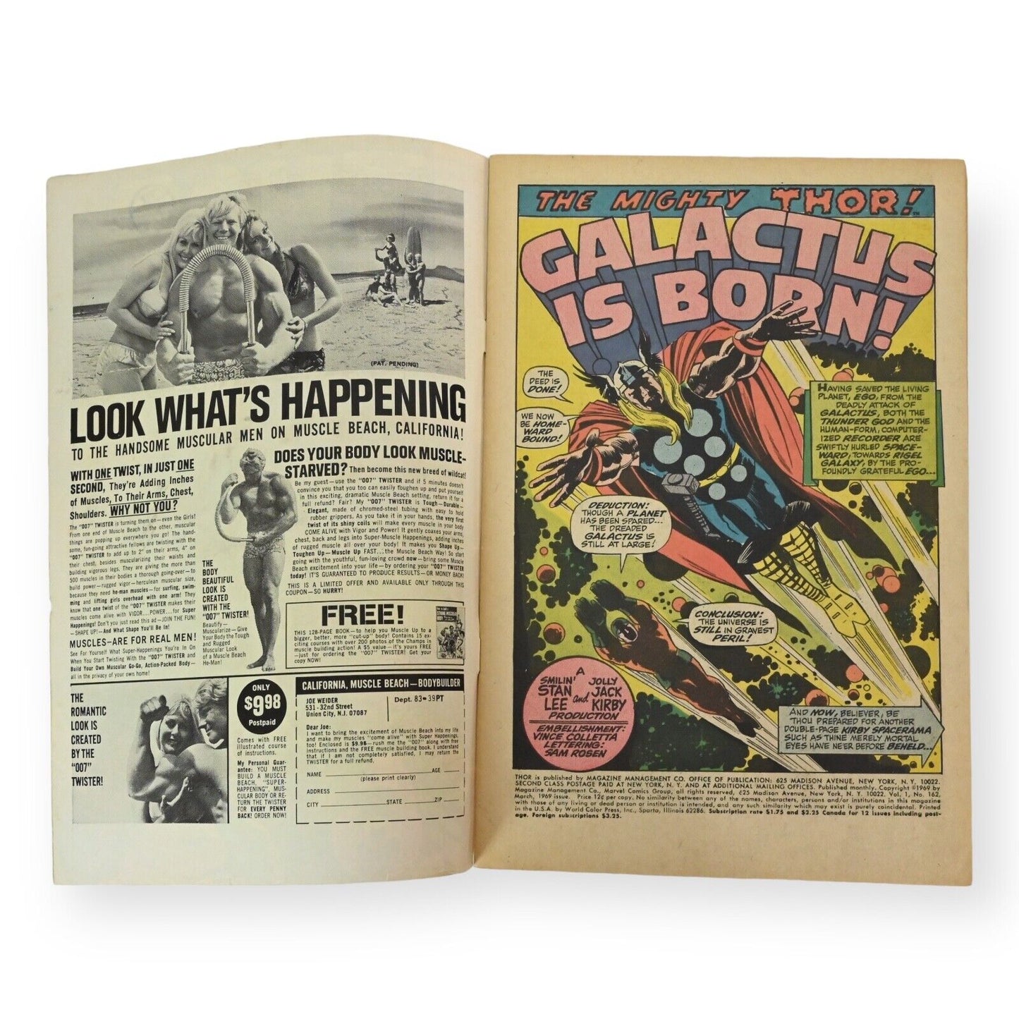 The Mighty Thor #162 - Marvel 1969