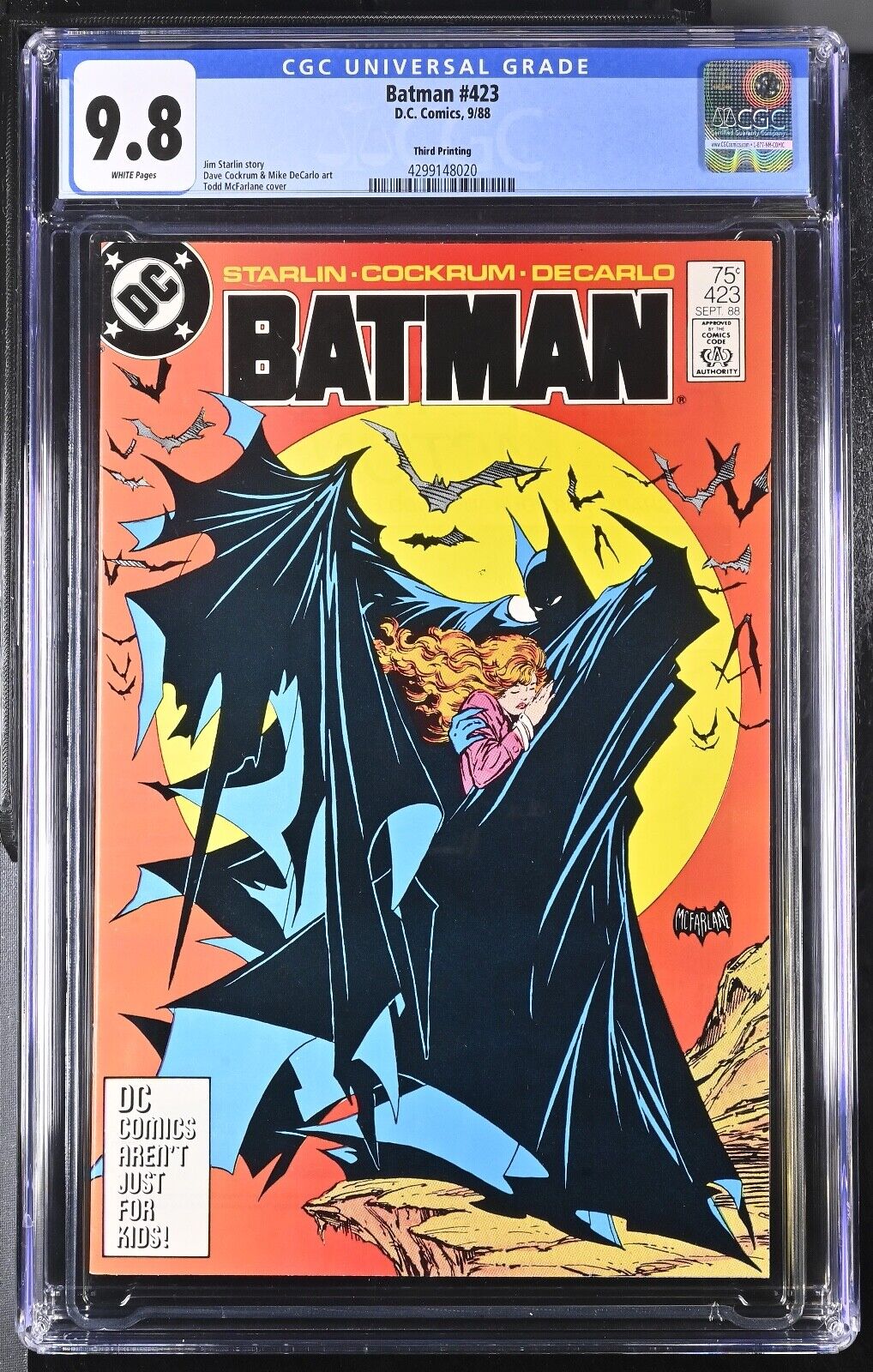 Batman #423 CGC 9.8 (3rd Printing Variant) - DC comics