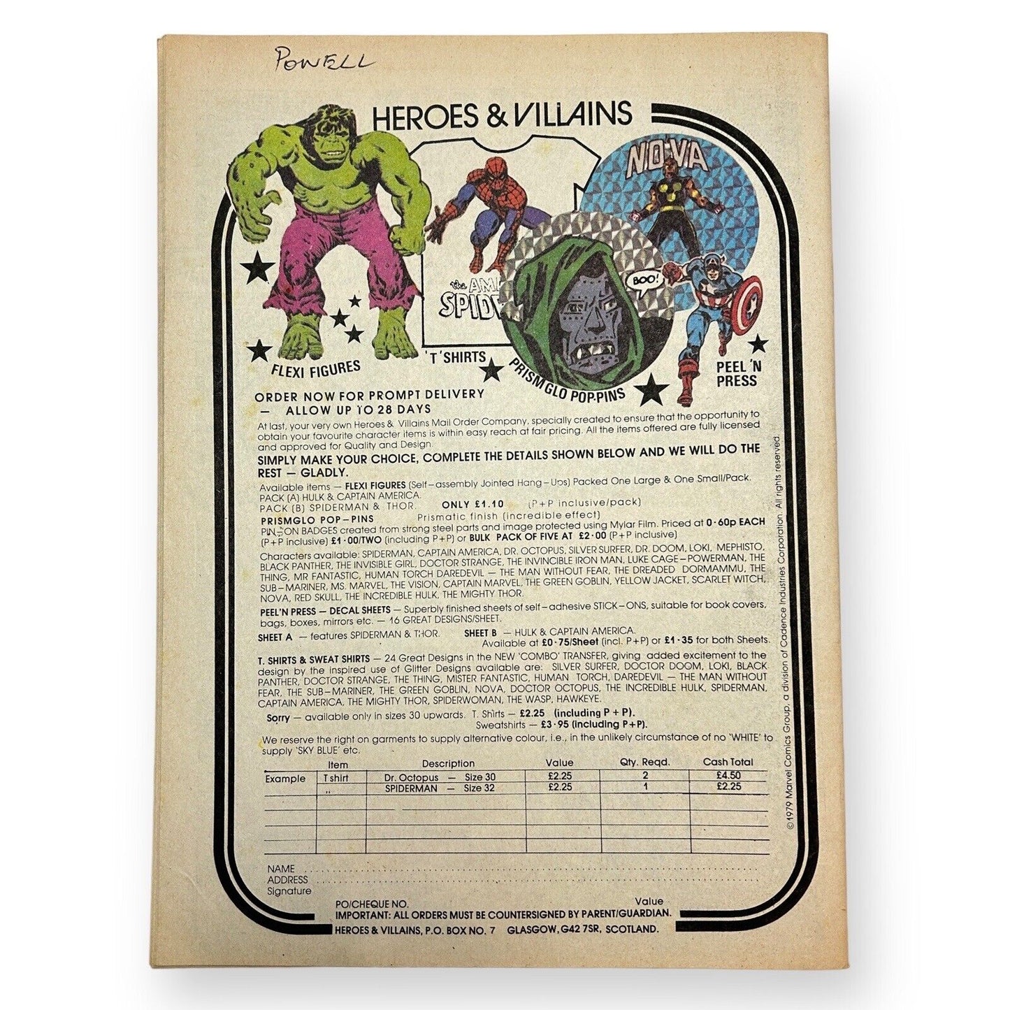 The Spectacular Spider-Man Weekly UK #350 Marvel 1979 - 12p