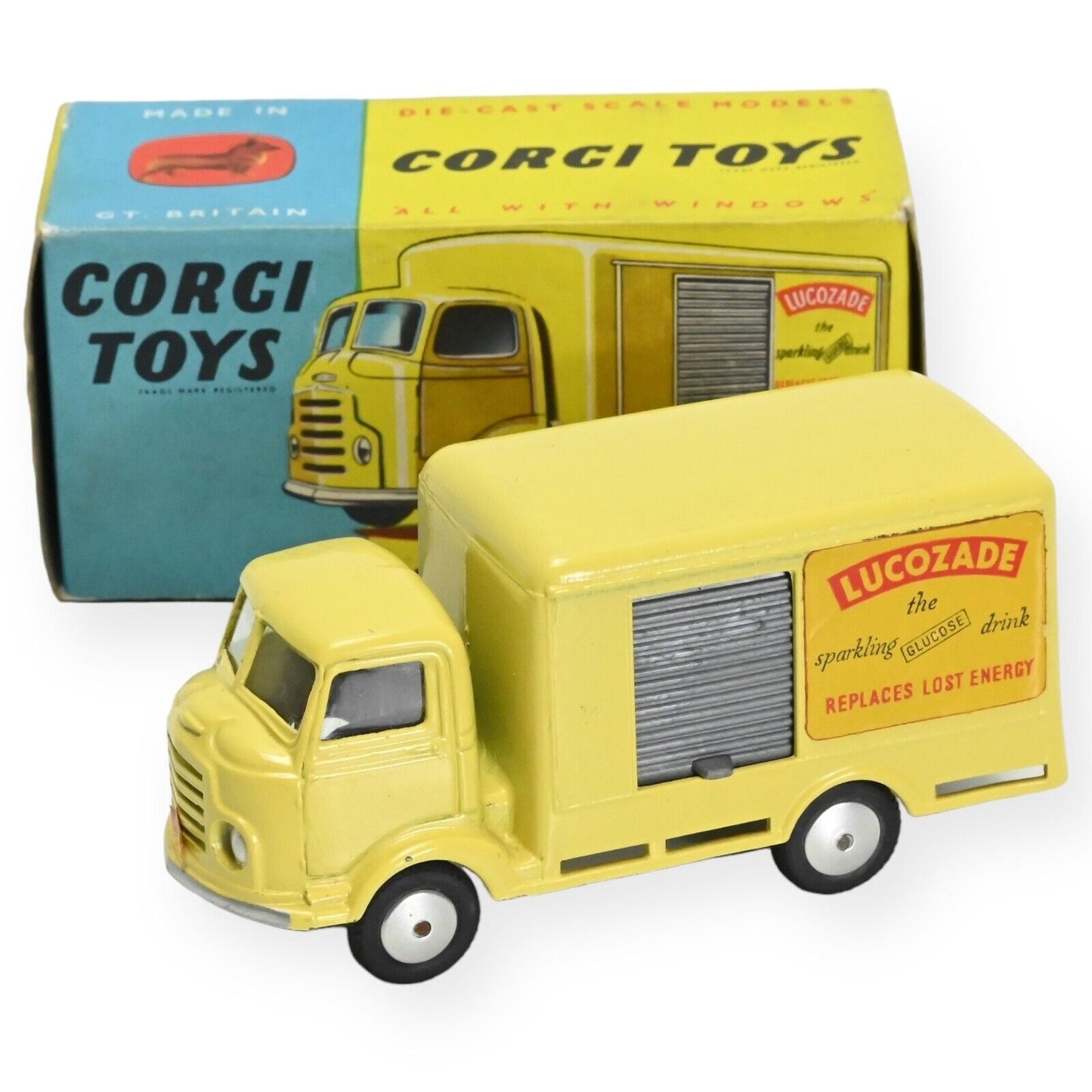 Corgi 411 Karrier Bantam "Lucozade" Delivery Van