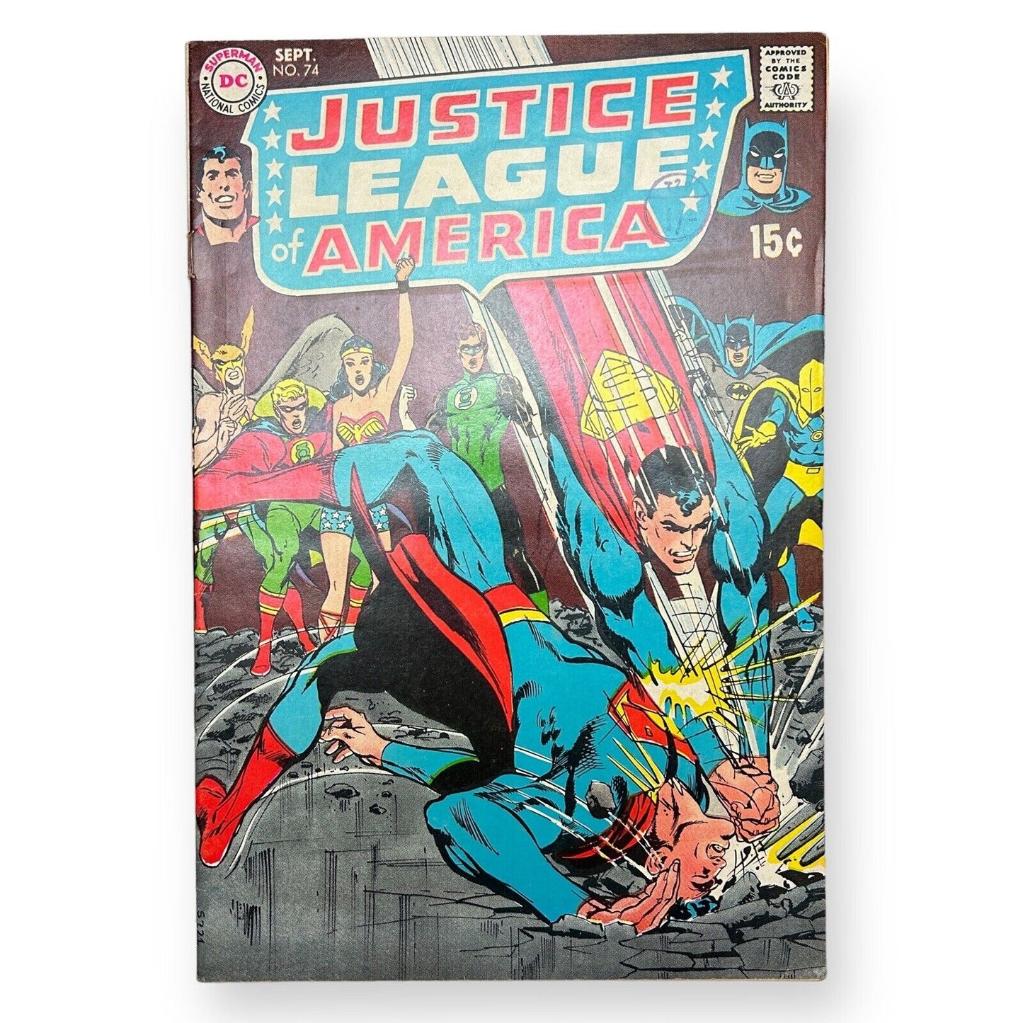 Justice League Of America #74 DC 1969 - 15c (5,0-6,5 Note)