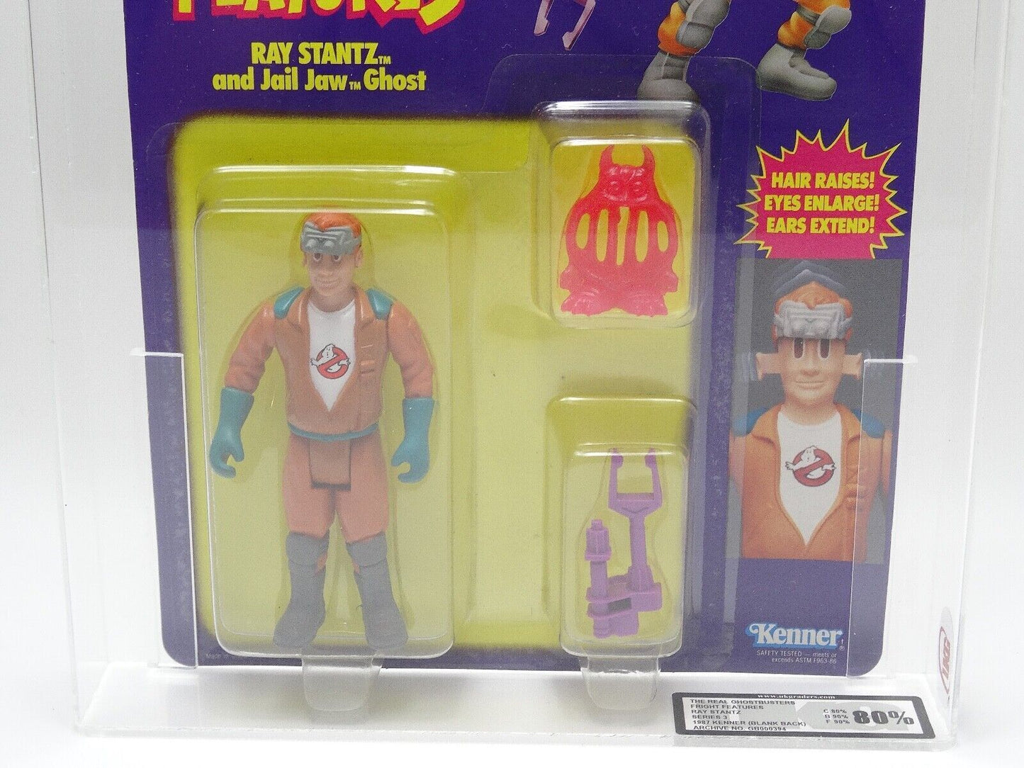 Kenner Vintage 1987 The Real Ghostbusters Ray Stanz Figur - UKG-Bewertung 80 %