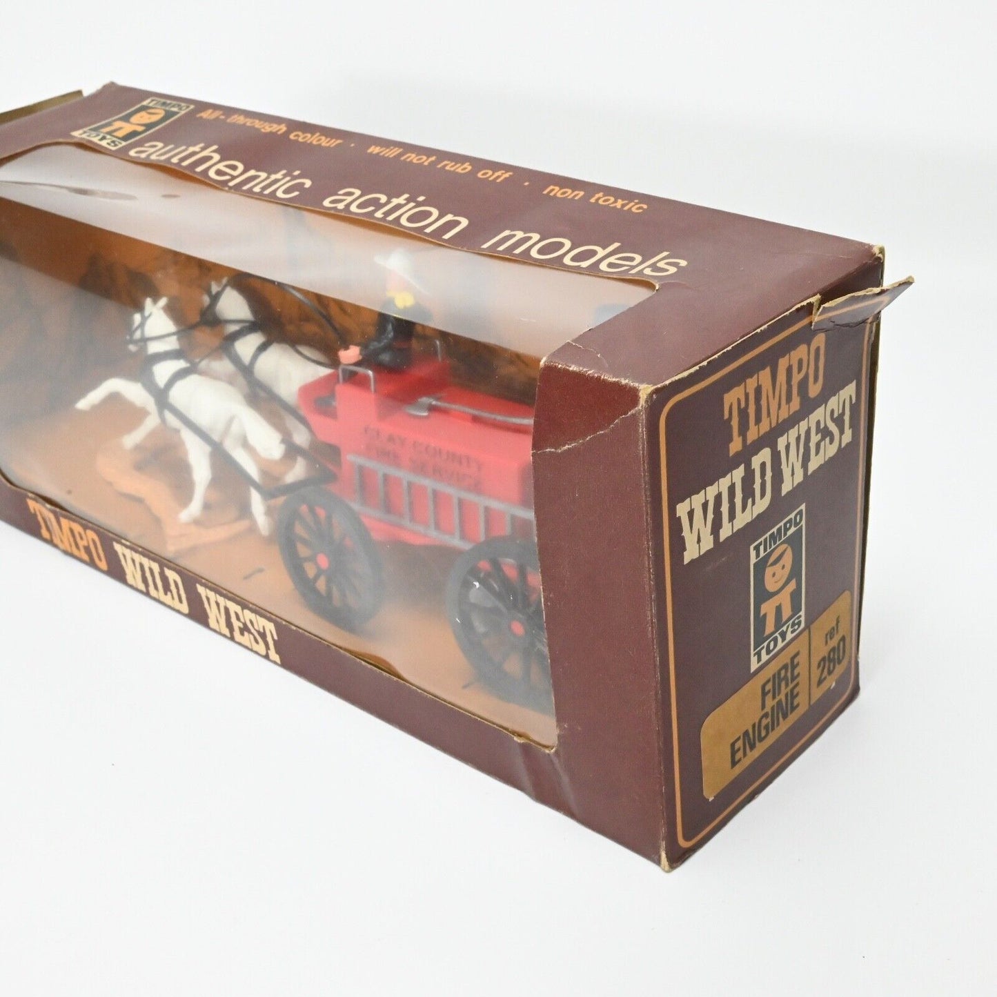 Timpo Wild West Fire Engine Set - Ref. 280