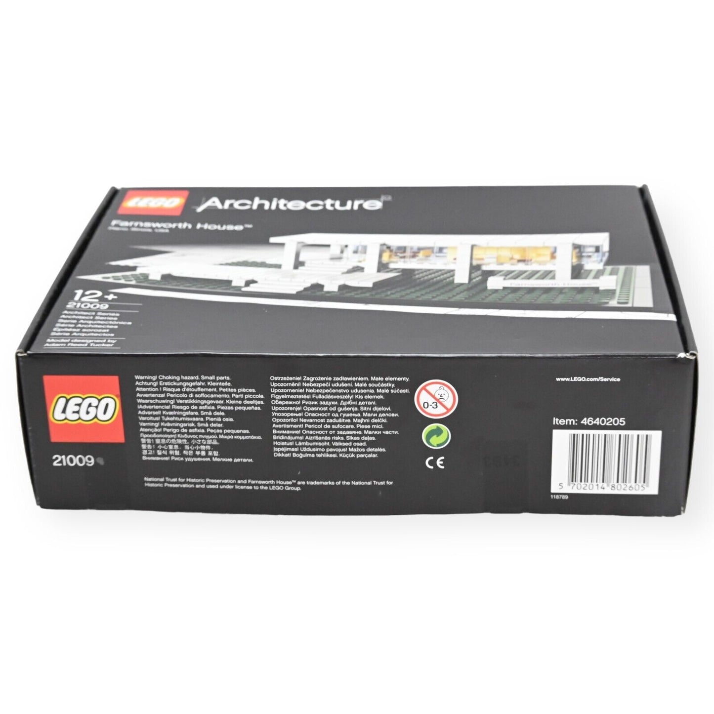 Lego Architecture 21009 Farnsworth House - Plano Illinois USA / New & Sealed