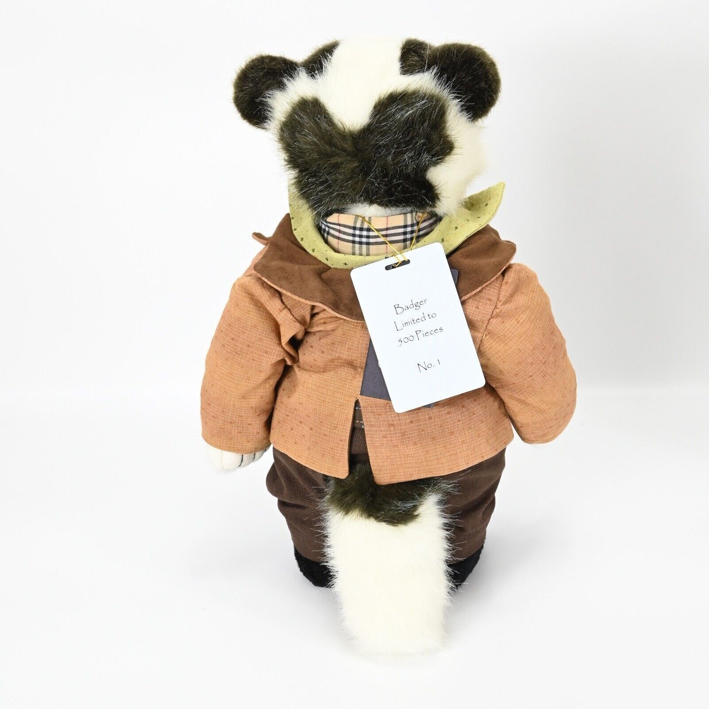 Charlie Bears The Wind in the Willows Badger - Rare Number 1 of 500