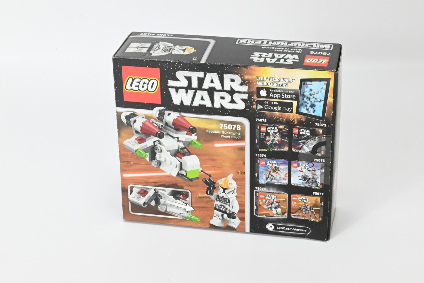 Lego Star Wars 75076 Republic Gunship & Clone Pilot - New & Sealed