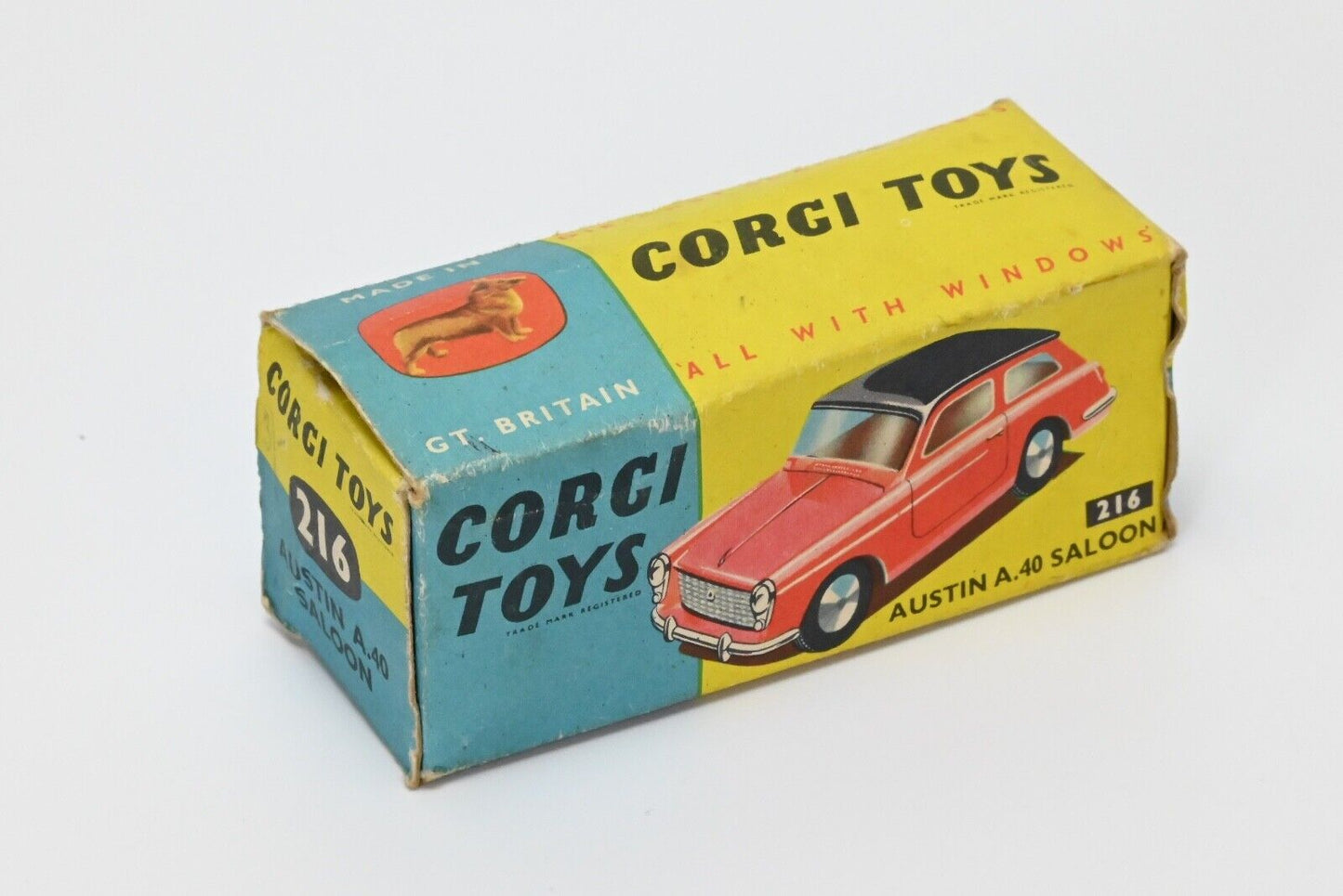 Corgi 216 Austin A.40 Saloon Blue With Original Box