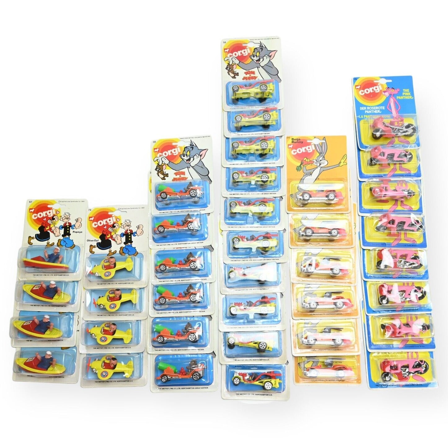 Corgi USA issue Cartoon Stars Shop Counter Display Trade Box * 38 items inside