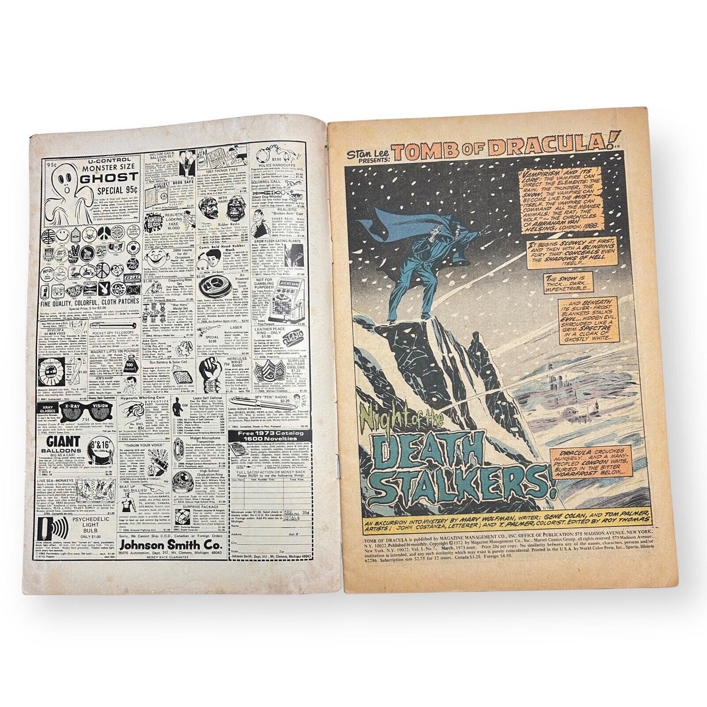 Tomb Of Dracula Nr. 7 – 6p Marvel 1973 (2,5 – 3,5 Note)