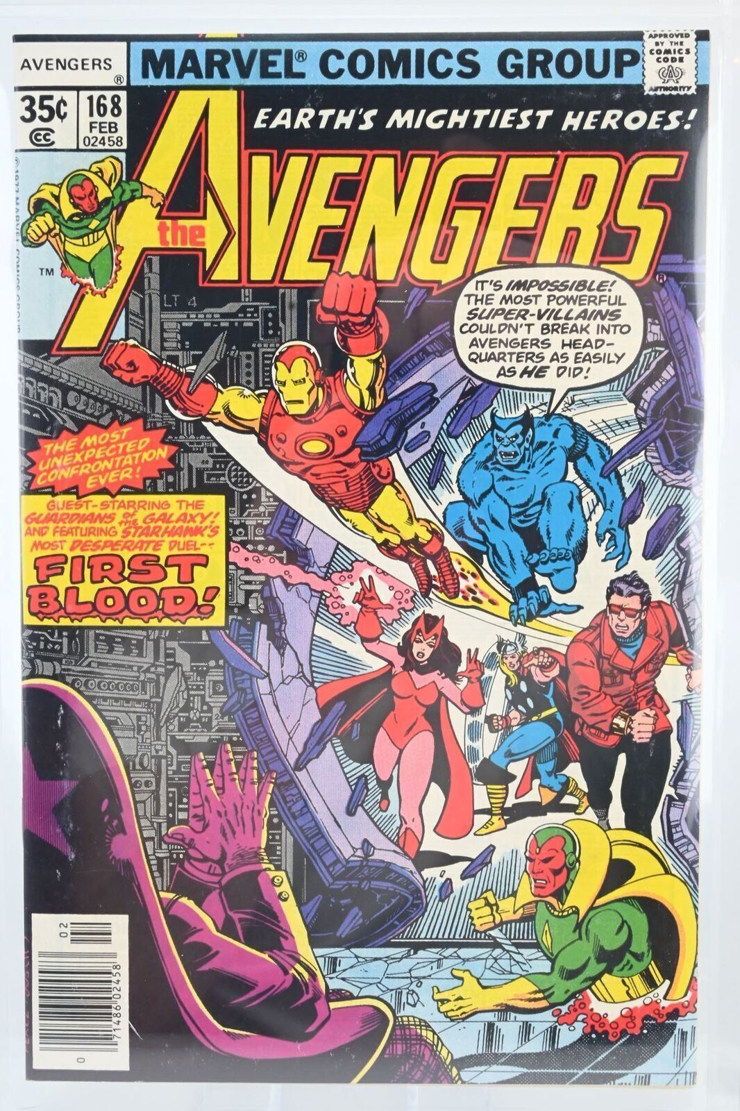 Die Avengers #168 CGC 9.4 - 1978 - Marvel Comics