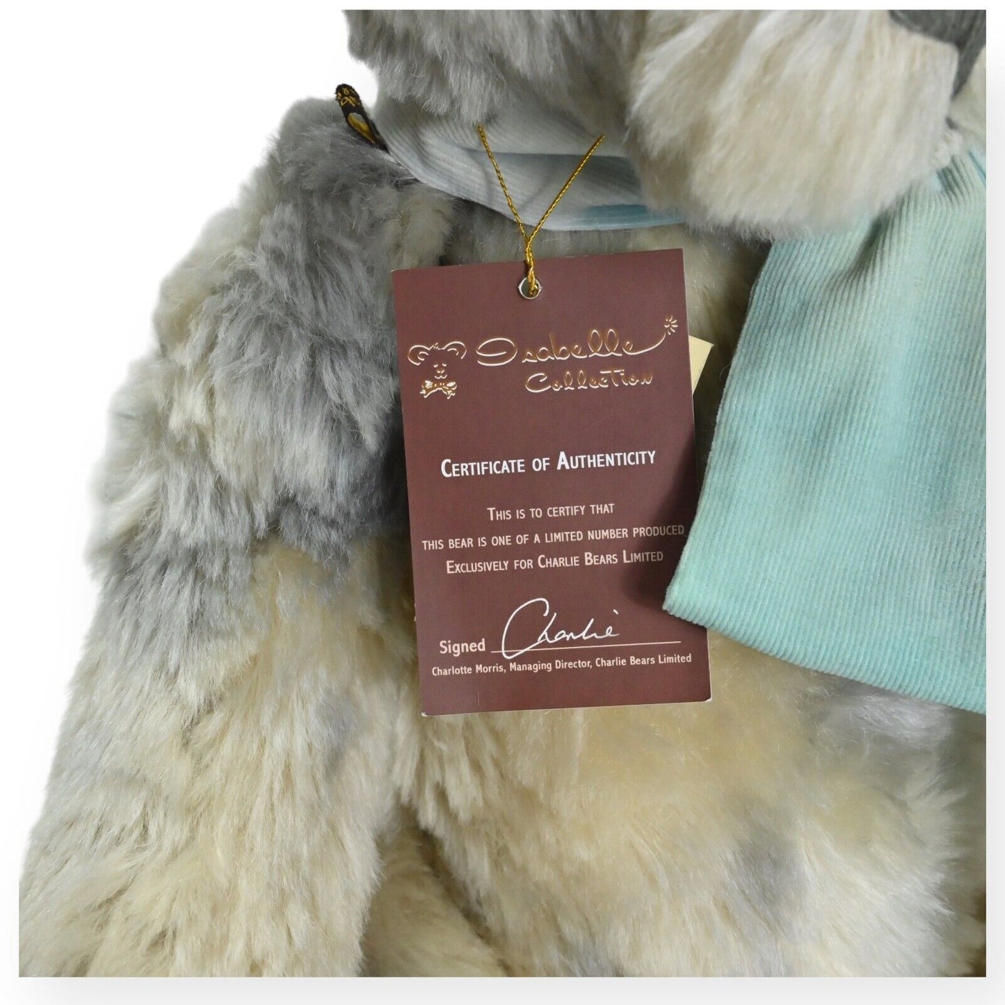 Charlie Bears Isabelle Collection Milton Teddy Bear - SJ 4823 / LE 65 of 500