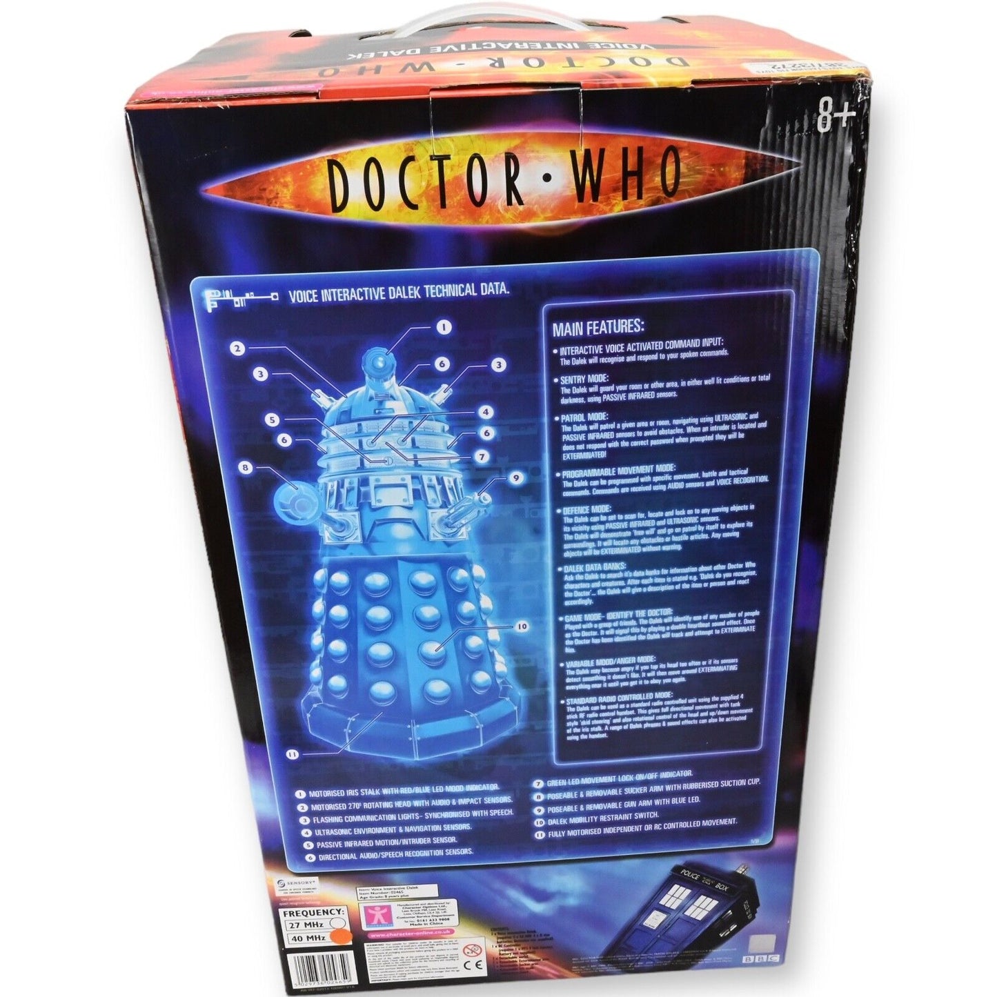 Doctor Who 18" Dalek Voice Interactive Fernbedienung - Neu und versiegelt