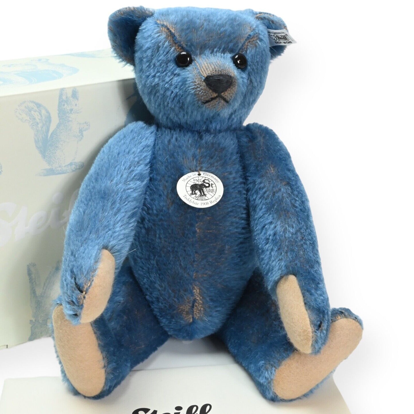Steiff 1908 Replika Blauer Mohair-Teddybär - 403002