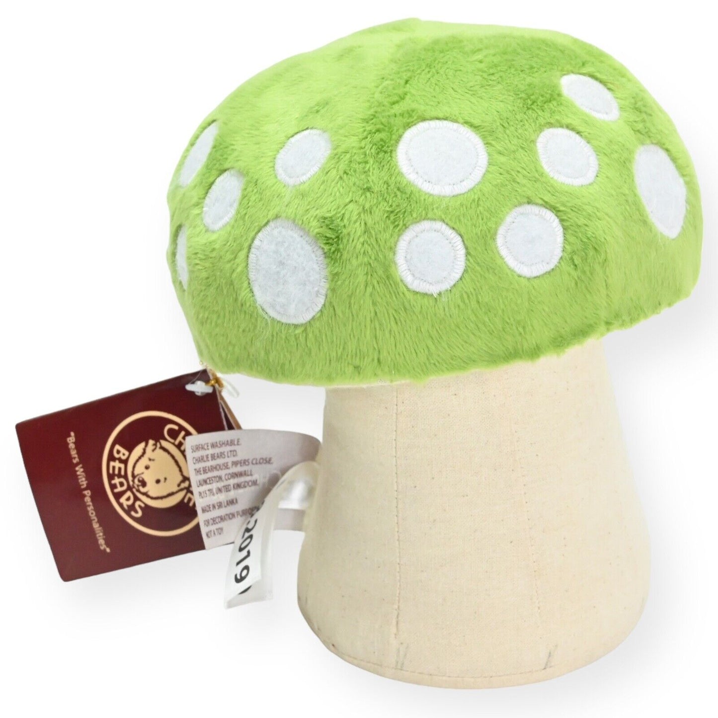 Charlie Bears Green Toadstool - CB1952250