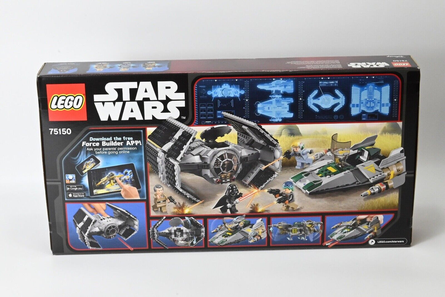 LEGO 75150 Star Wars Vader's TIE Advanced Vs A-Wing Starfighter New & Sealed