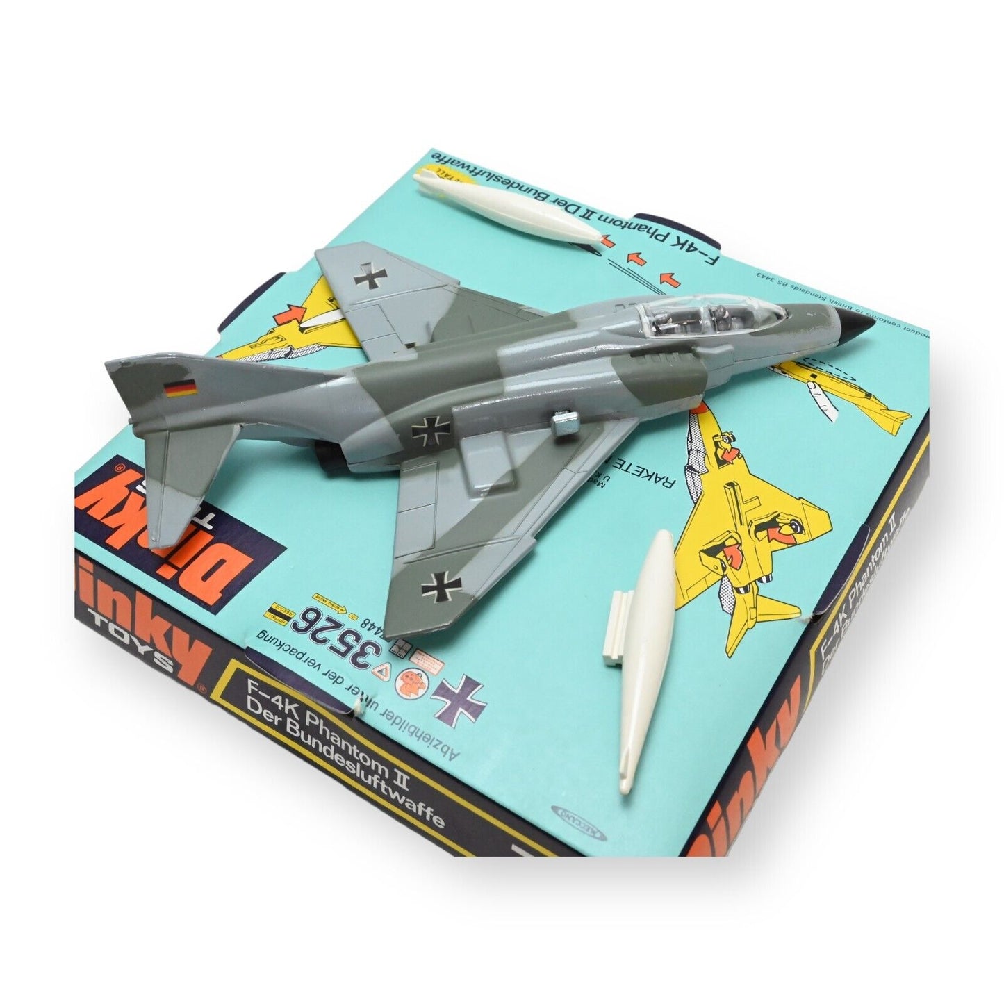 Dinky 733 F-4K Phantom II Aircraft / Der Bundesluftwaffe - Mint