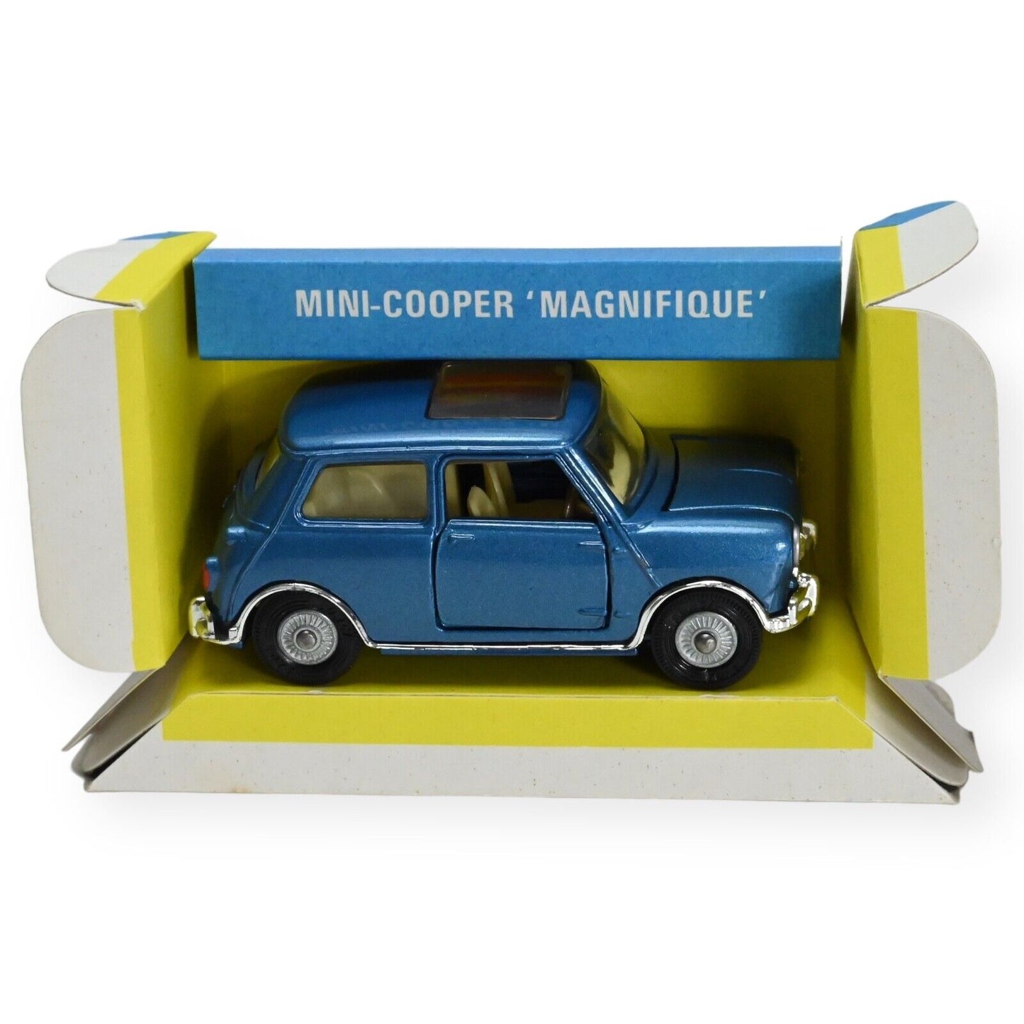 Corgi 334 Mini Cooper Magnifique - Metallic Blue