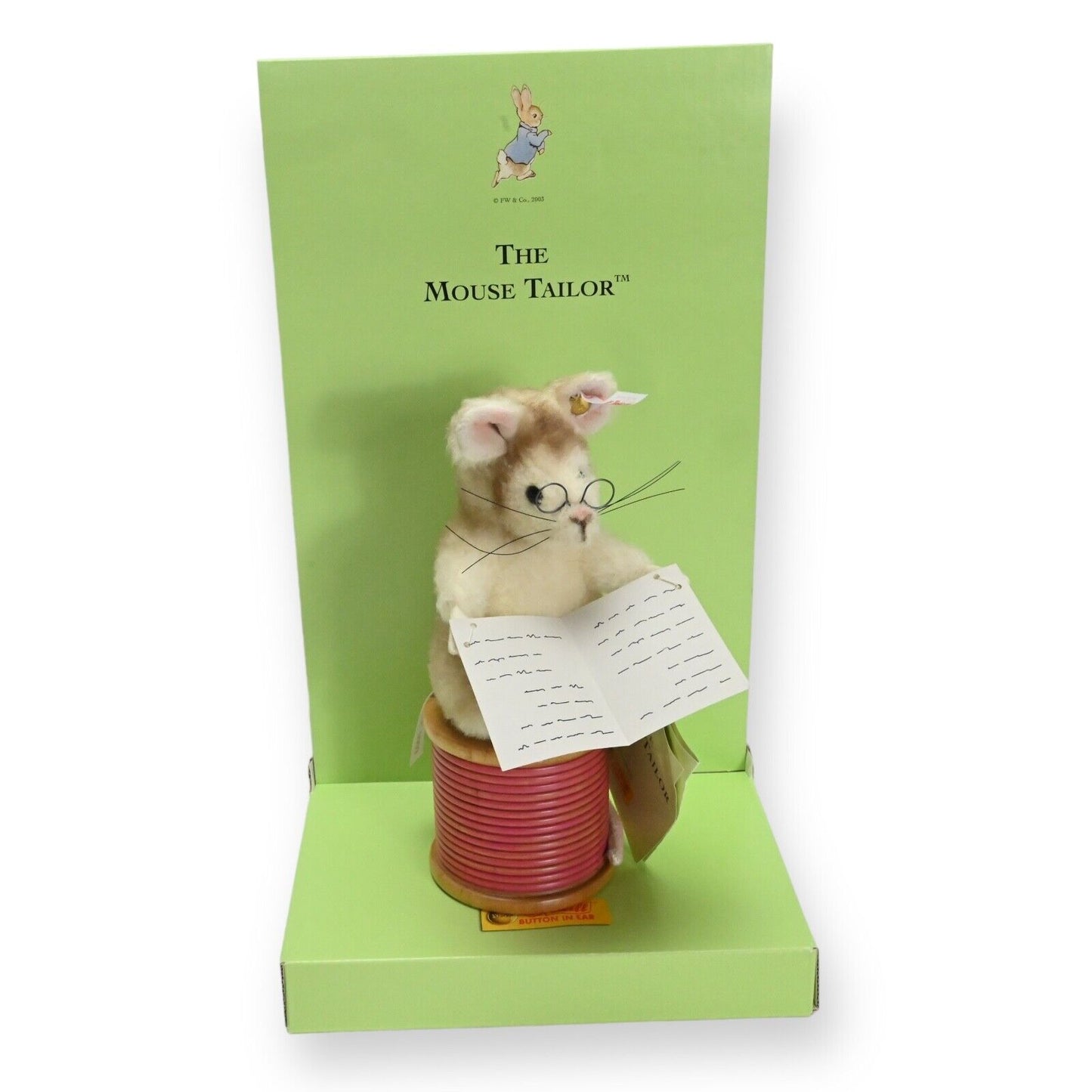 Steiff Beatrix Potter Collection The Mouse Tailor / LTD ED 354236