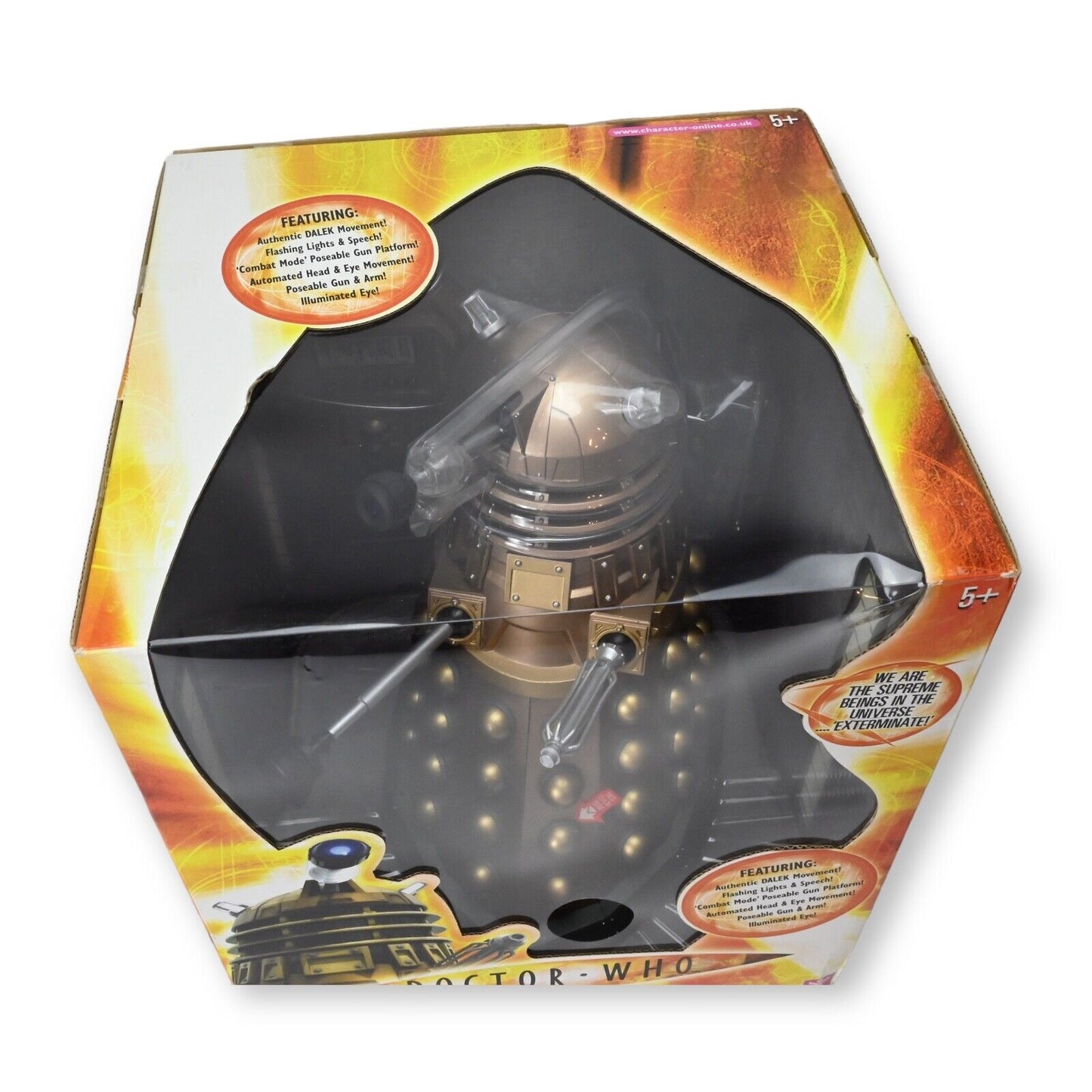 Doctor Who Großer funkgesteuerter Dalek – Bronze / Neu und versiegelt