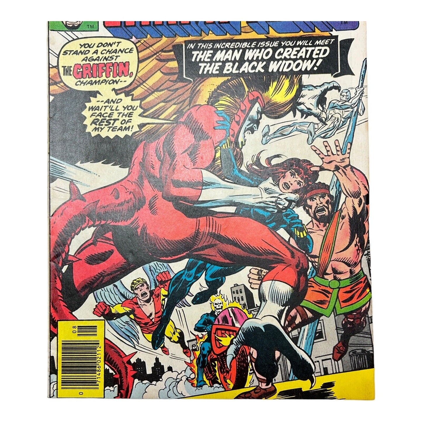 The Champions #7 Uk Price - Marvel 1976 (5-6.5 Grade)
