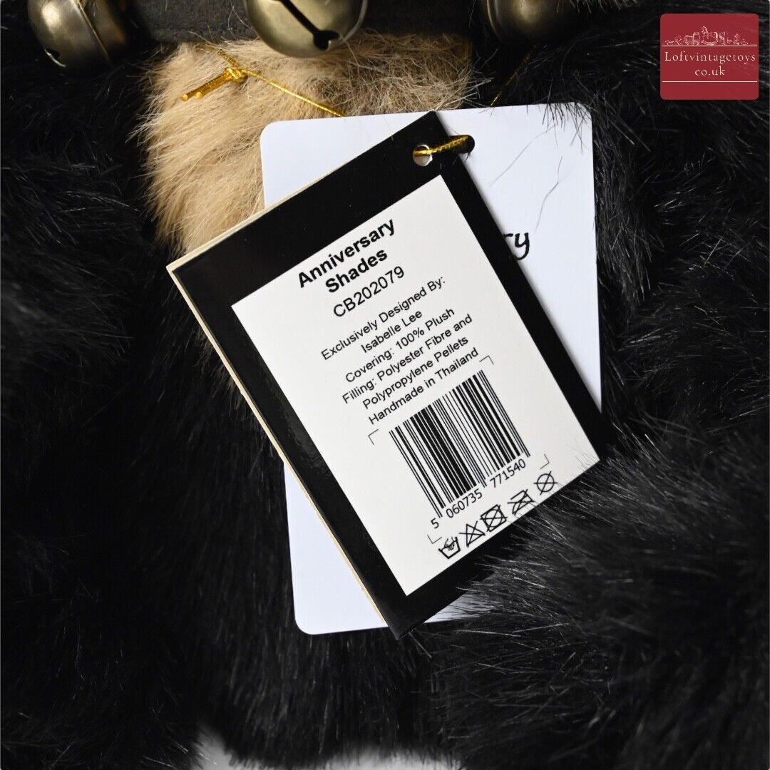 Charlie Bear Anniversary Shades Brown Grizzly Bear - CB 202079