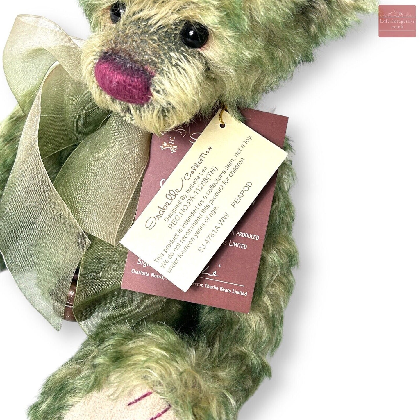 Charlie Bears Peapod Limited Edition - SJ4781AWW